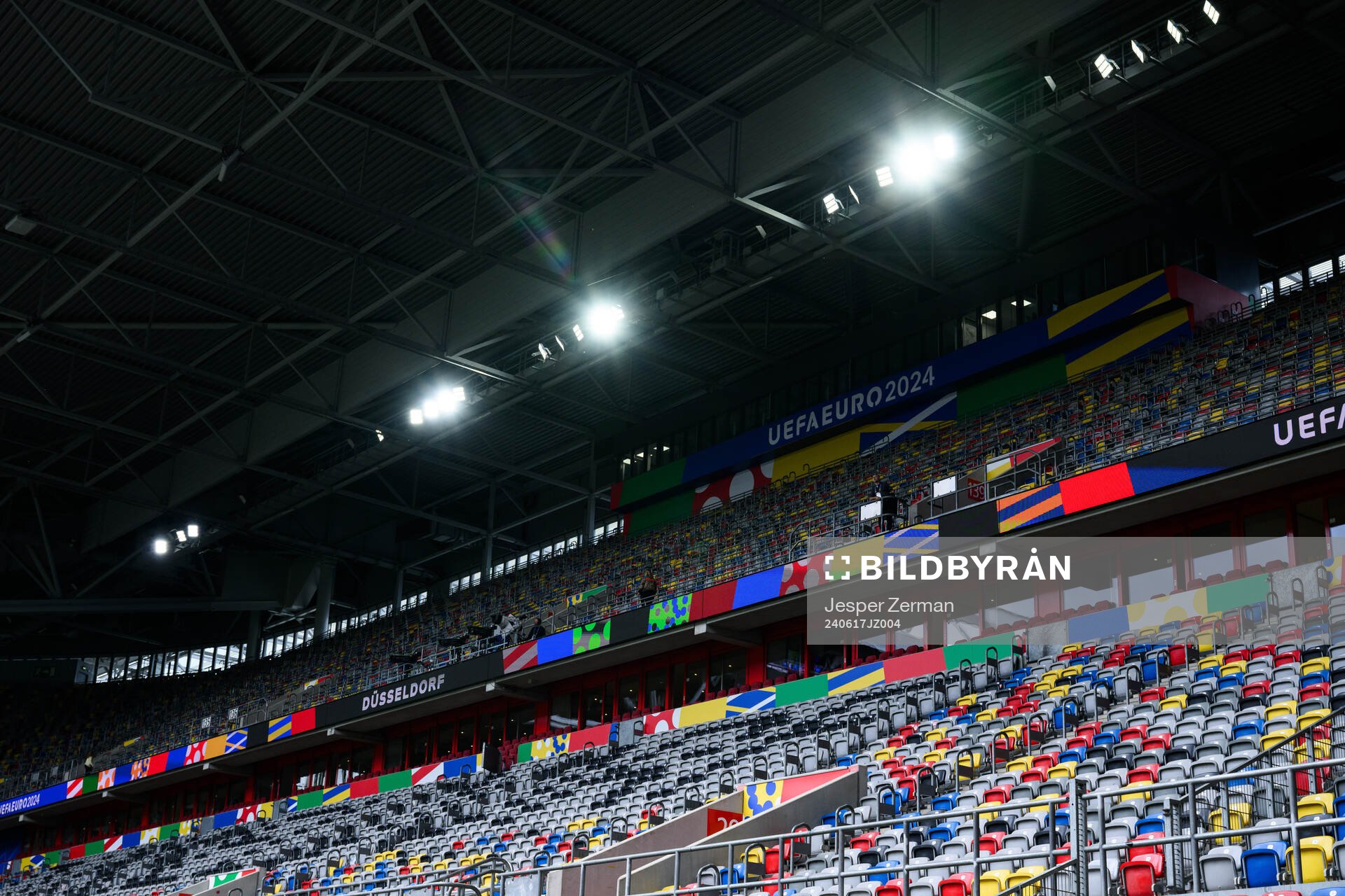 Interior view of Düsseldorf Arena