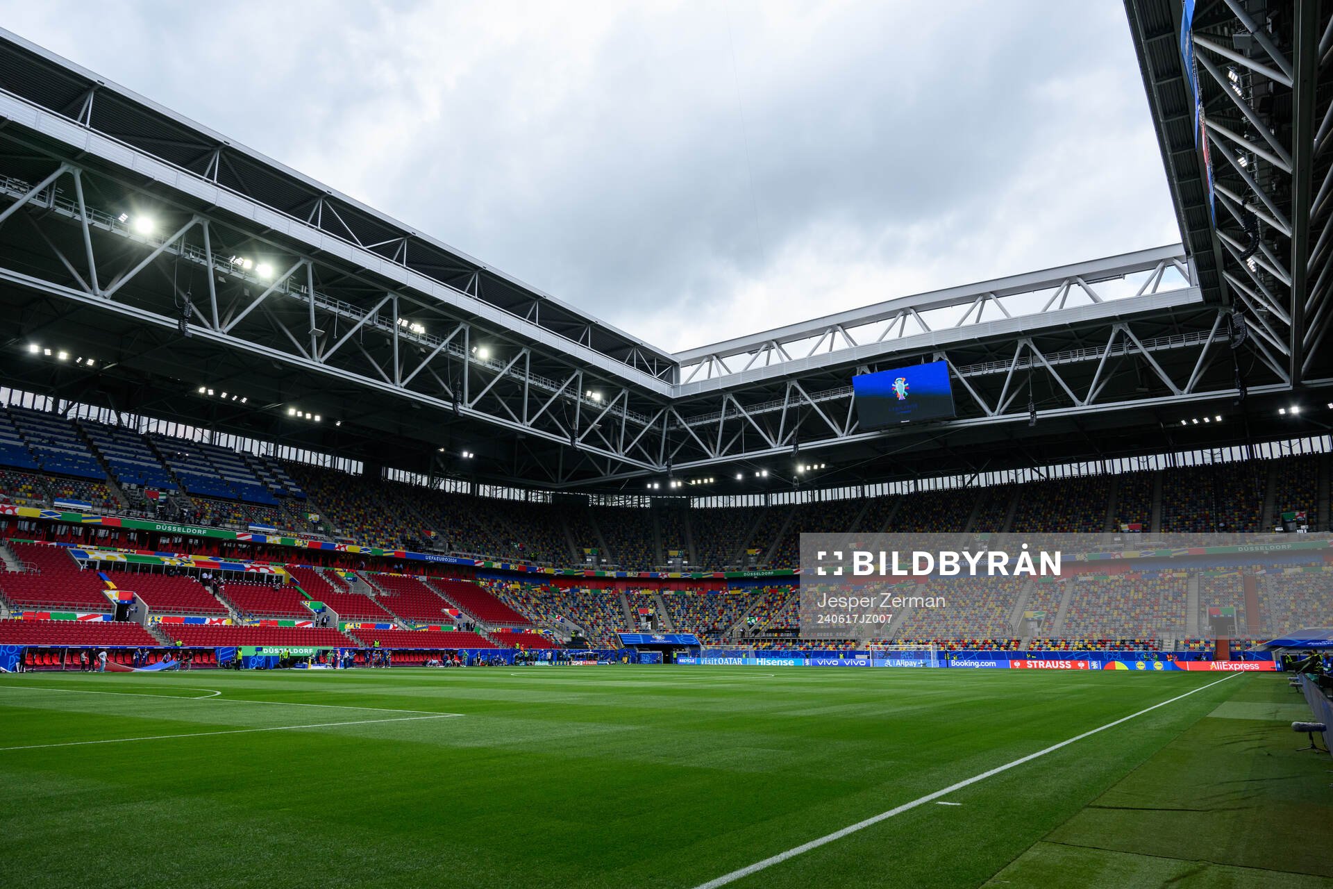 Interior view of Düsseldorf Arena
