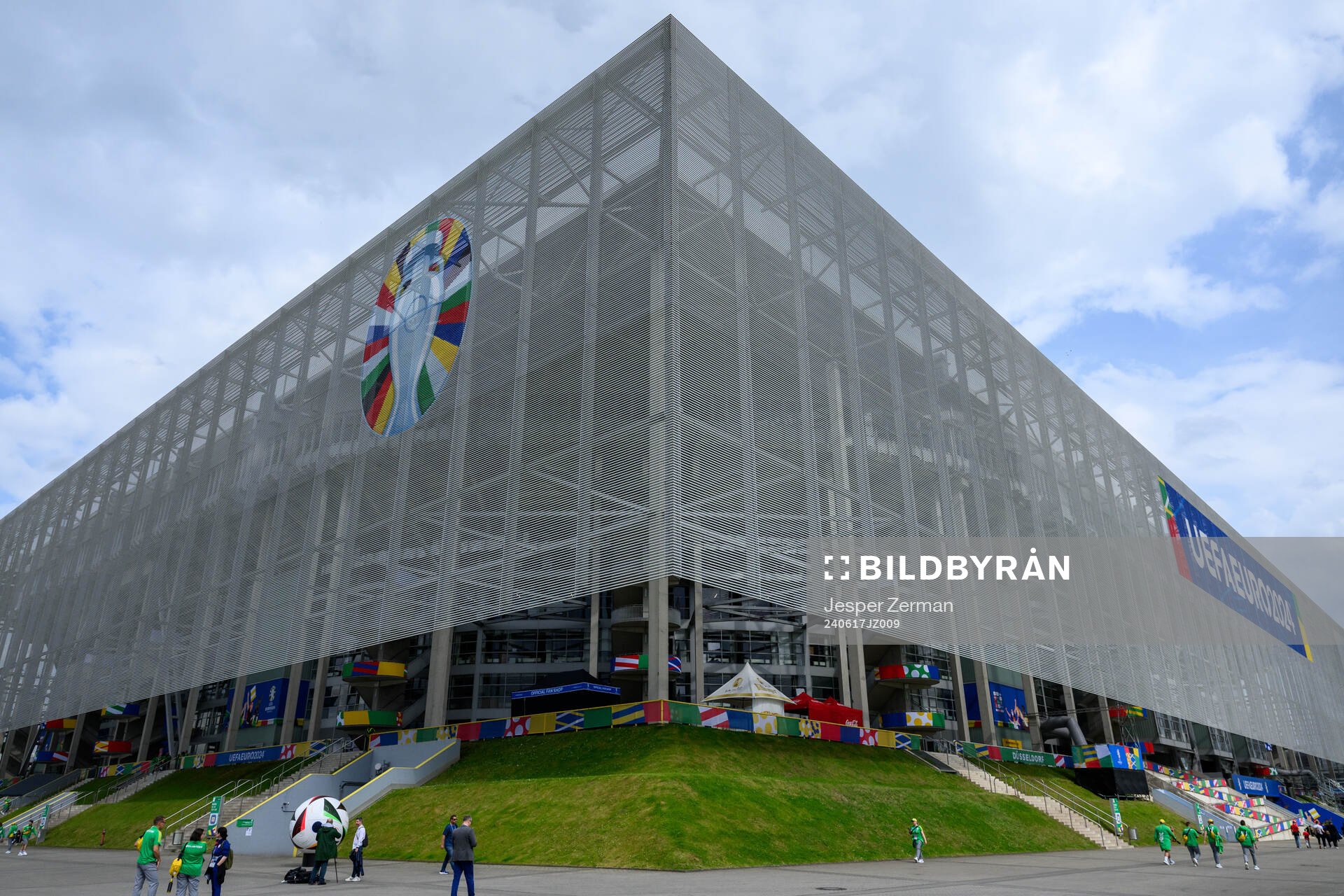 Exterior view of Düsseldorf Arena