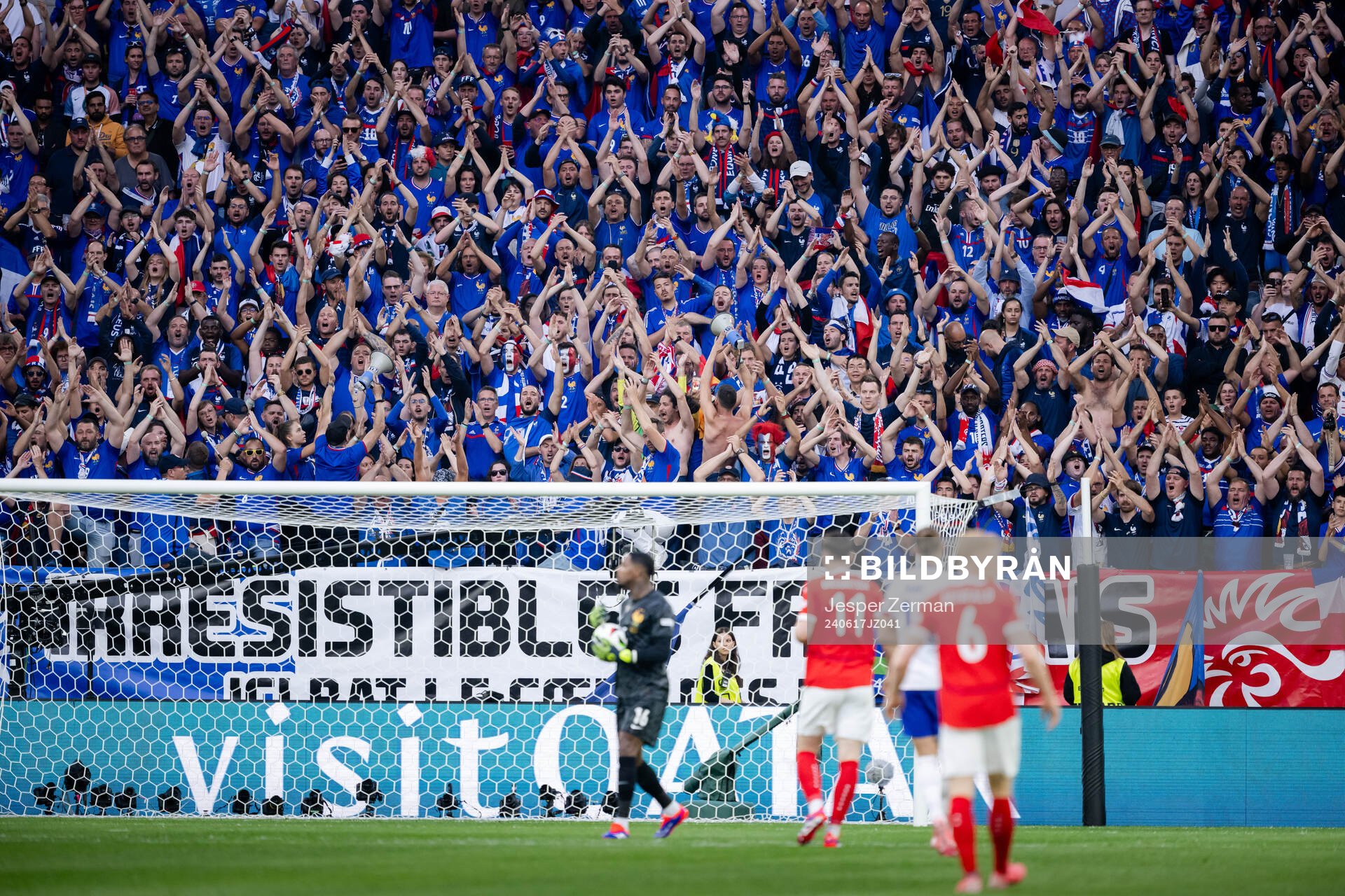 during the UEFA Euro 2024 Football Championship match