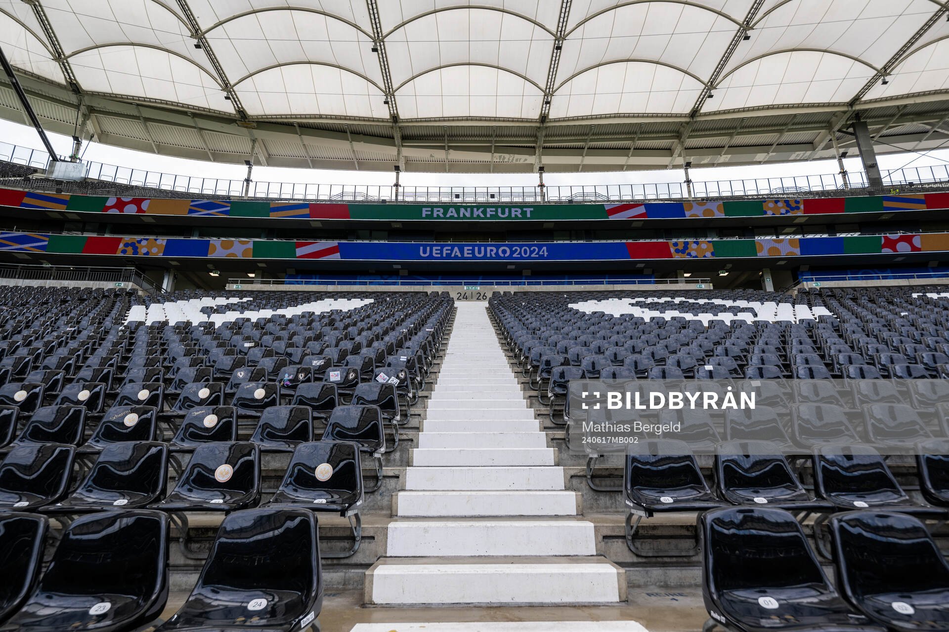 General interior view of Frankfurt Arena