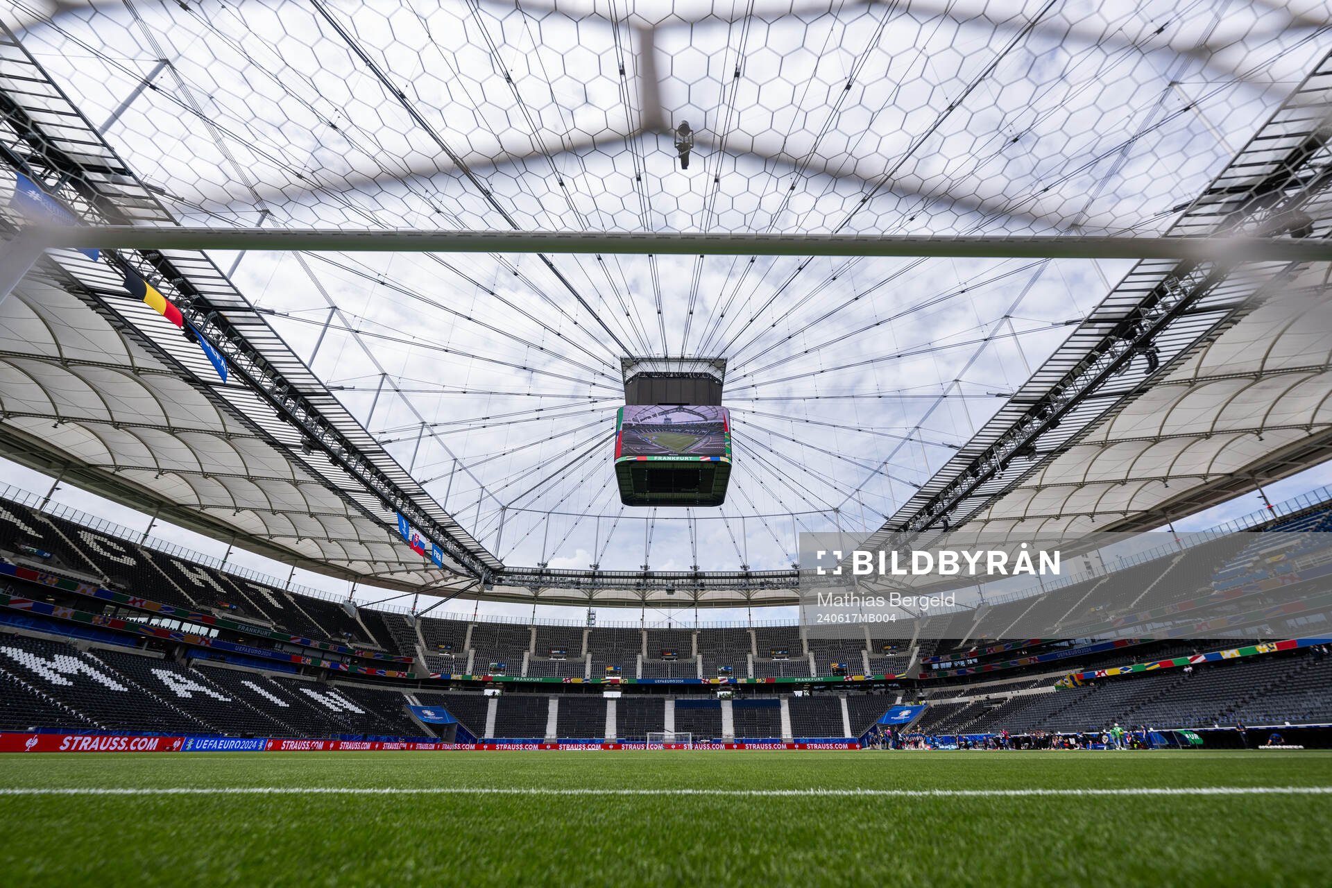 General interior view of Frankfurt Arena