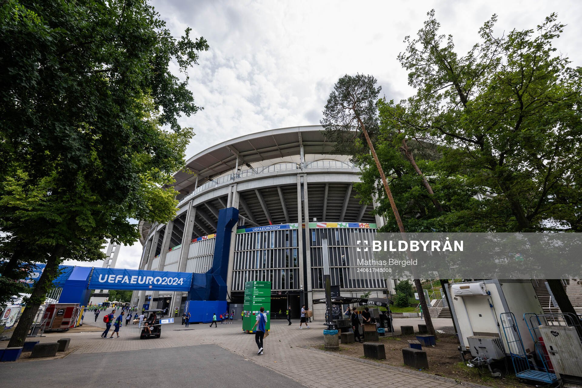General exterior view of Frankfurt Arena