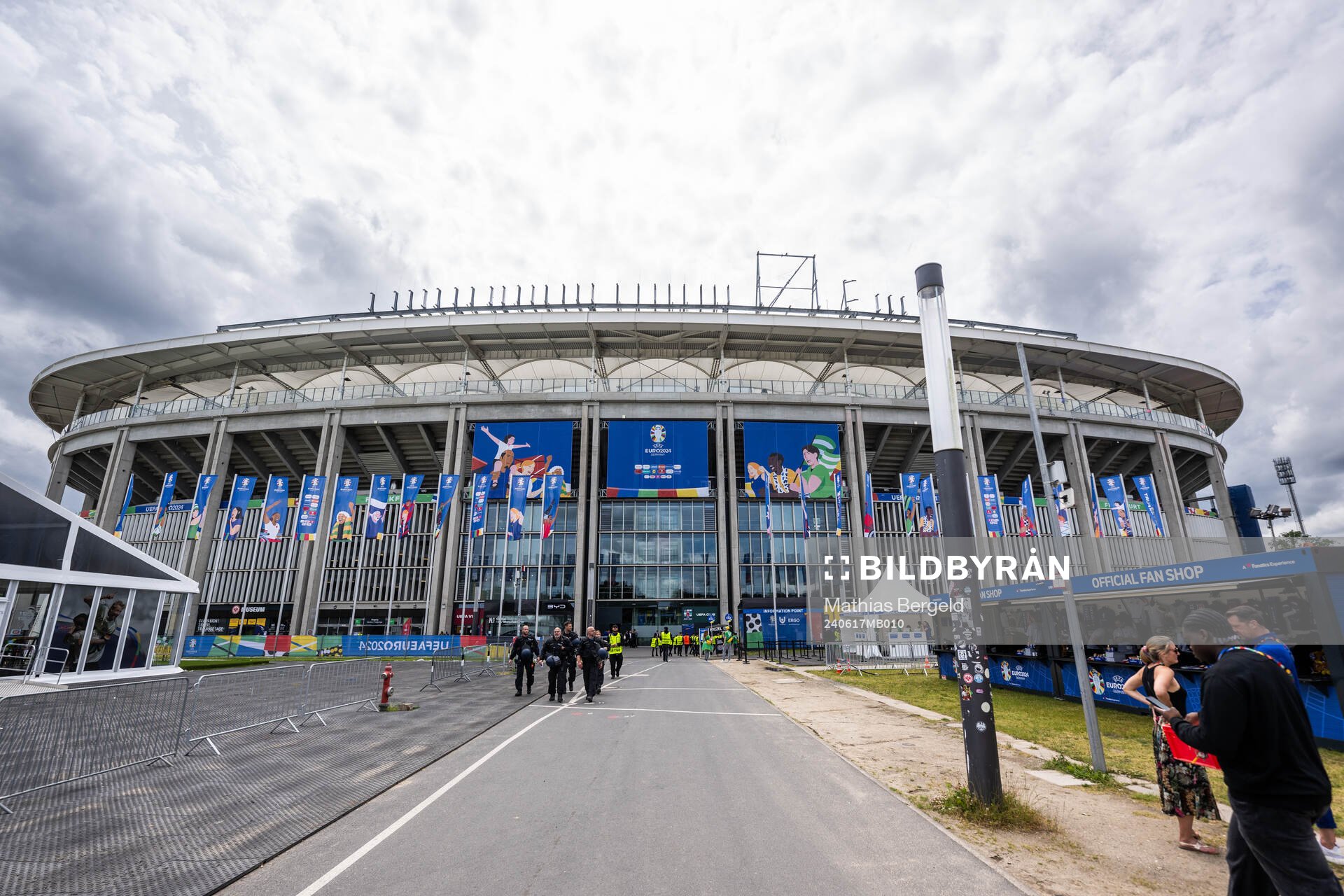 General exterior view of Frankfurt Arena