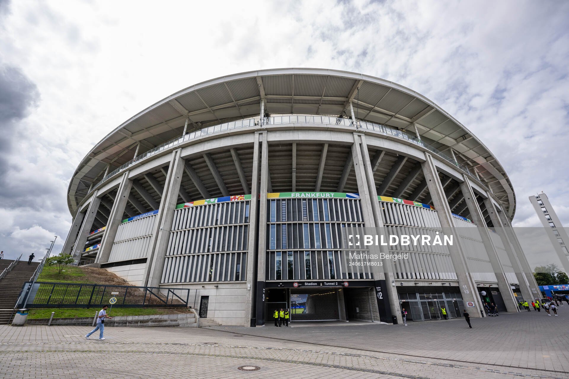 General exterior view of Frankfurt Arena