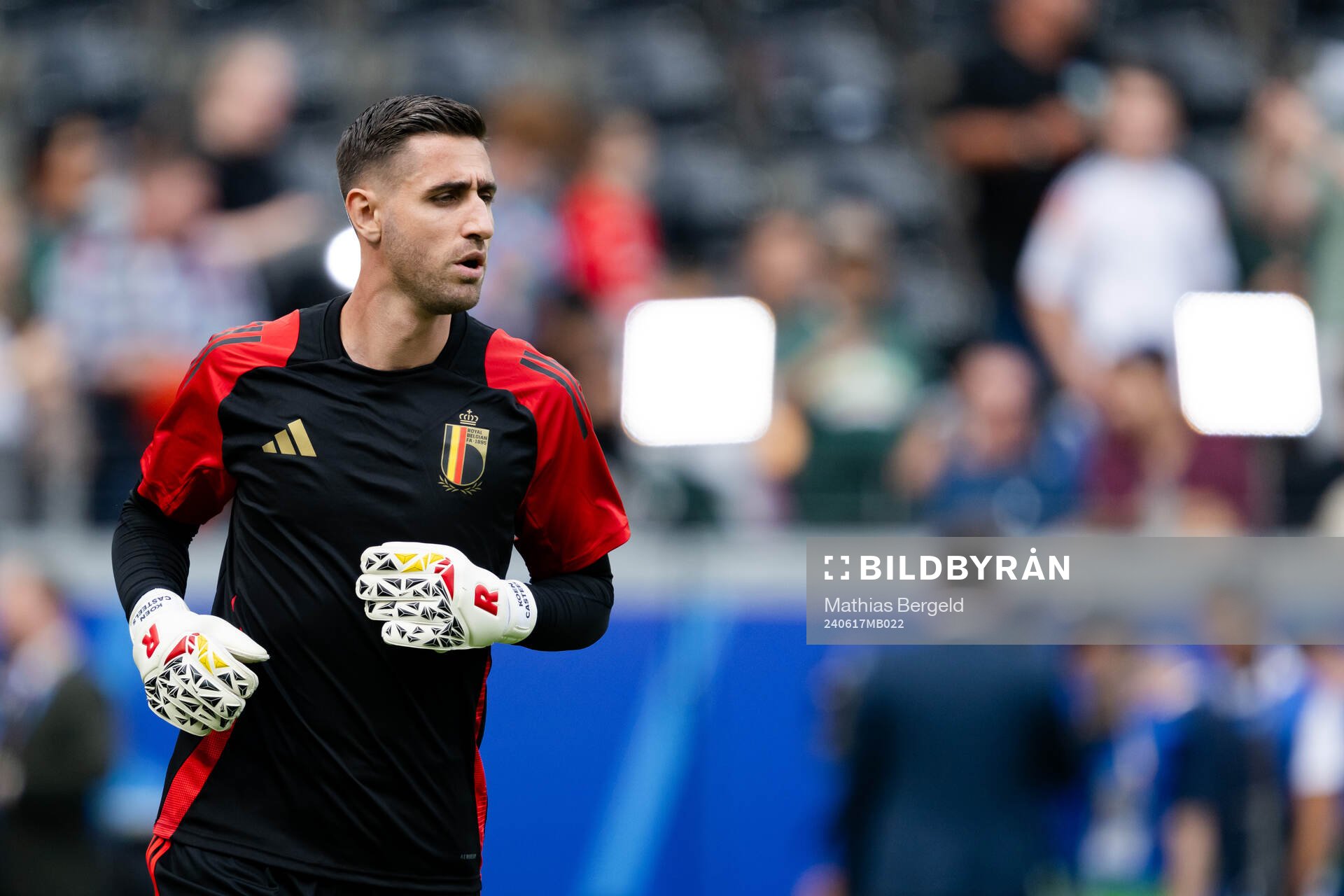 Goalkeeper Koen Casteels of Belgium