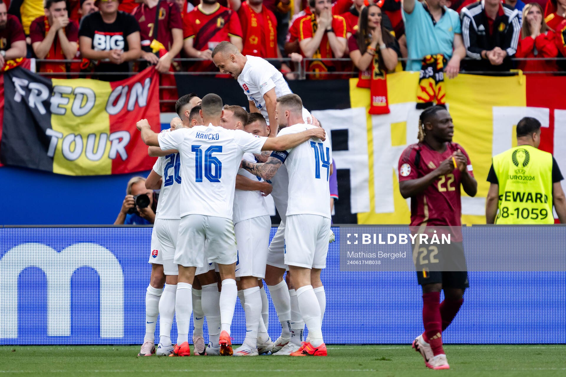 Players of Slovakia celebrate