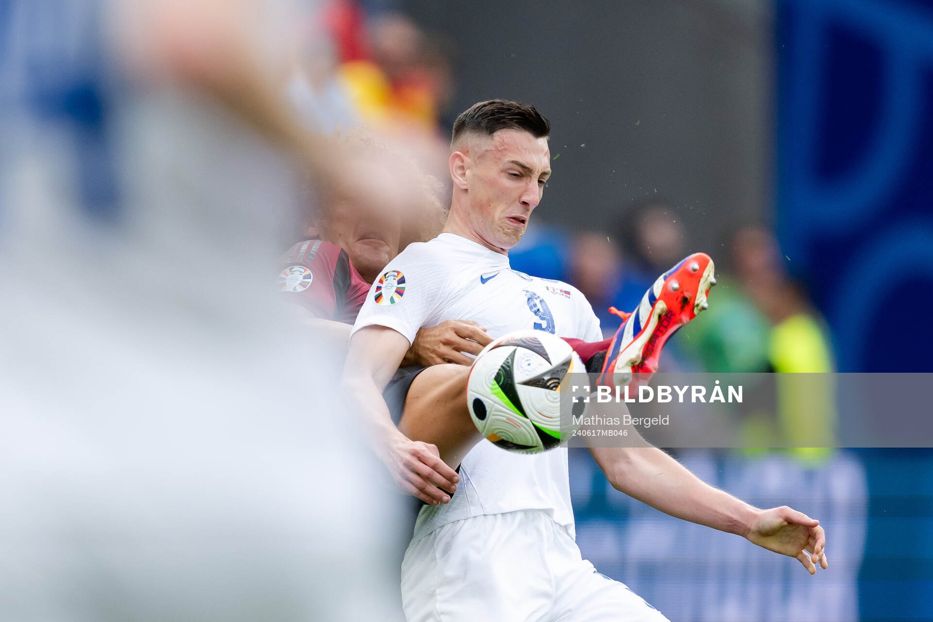 Wout Faes of Belgium and Robert Bozenik of Slovakia