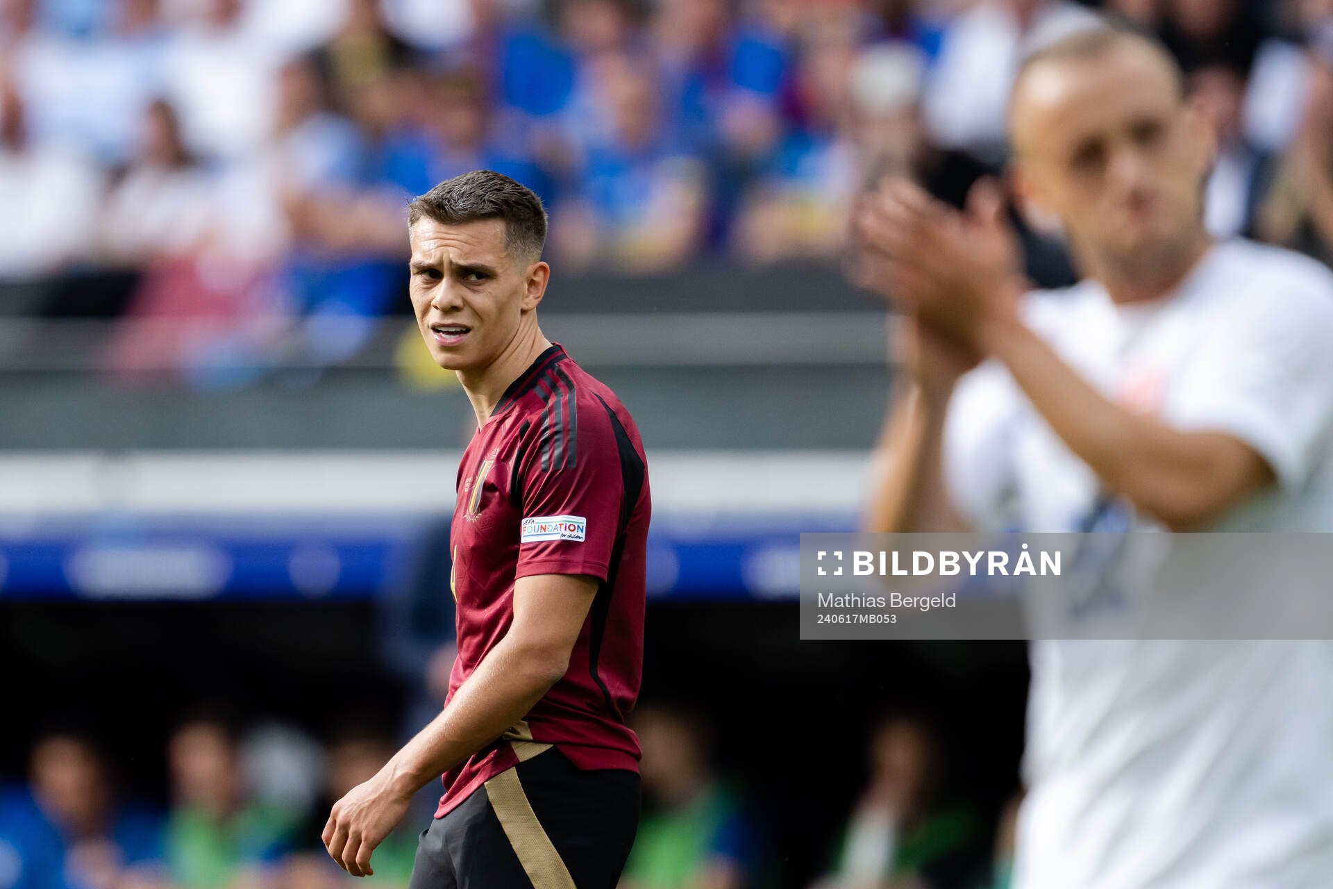 Leandro Trossard of Belgium