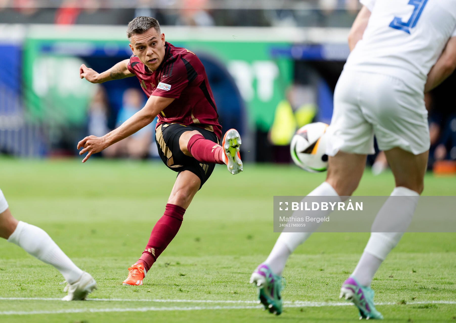 Leandro Trossard of Belgium