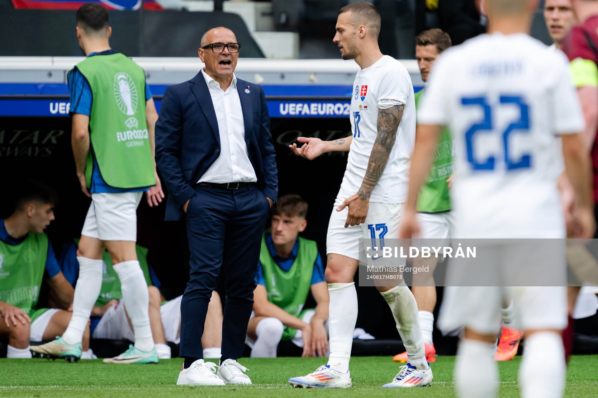 Head coach Francesco Calzona of Slovakia