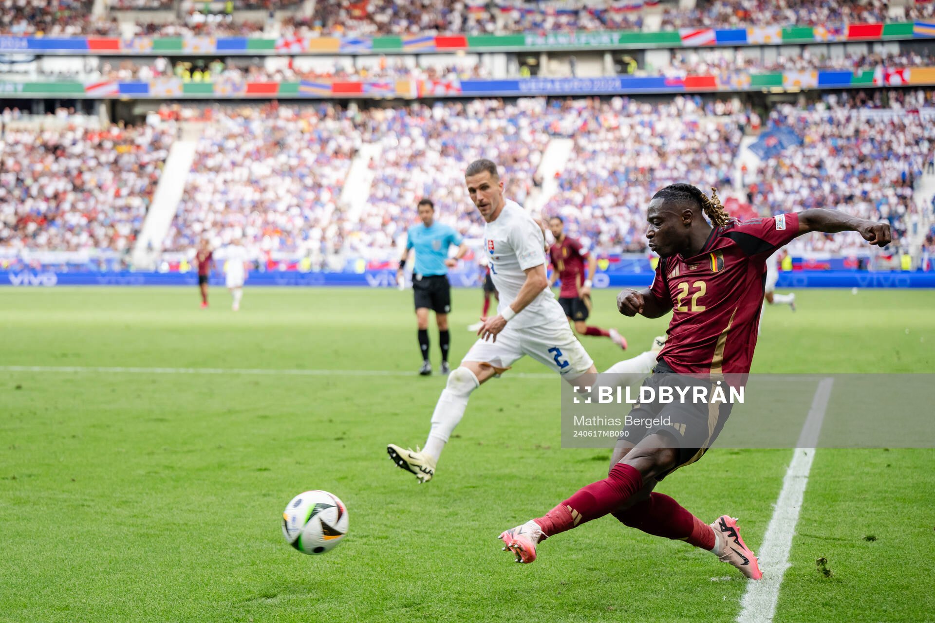 Jeremy Doku of Belgium