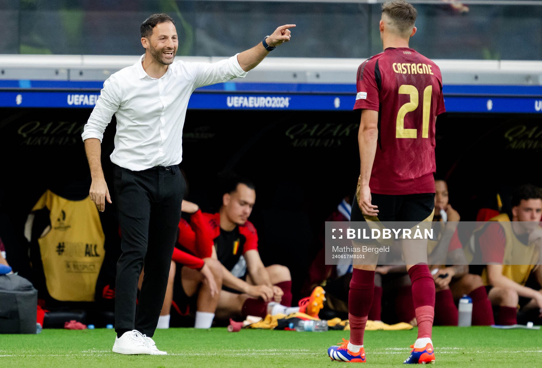 Head coach Domenico Tedesco of Belgium