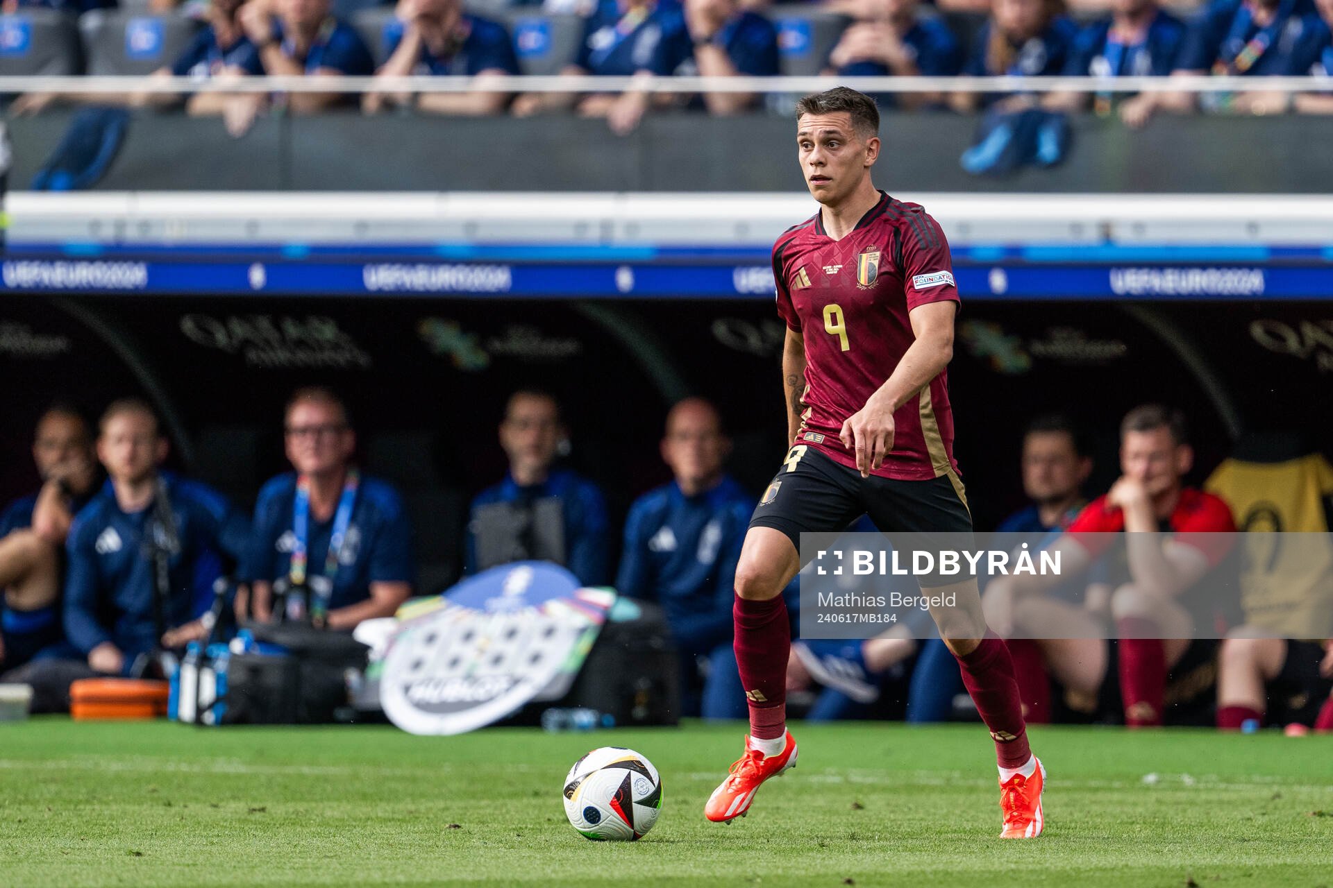 Leandro Trossard of Belgium