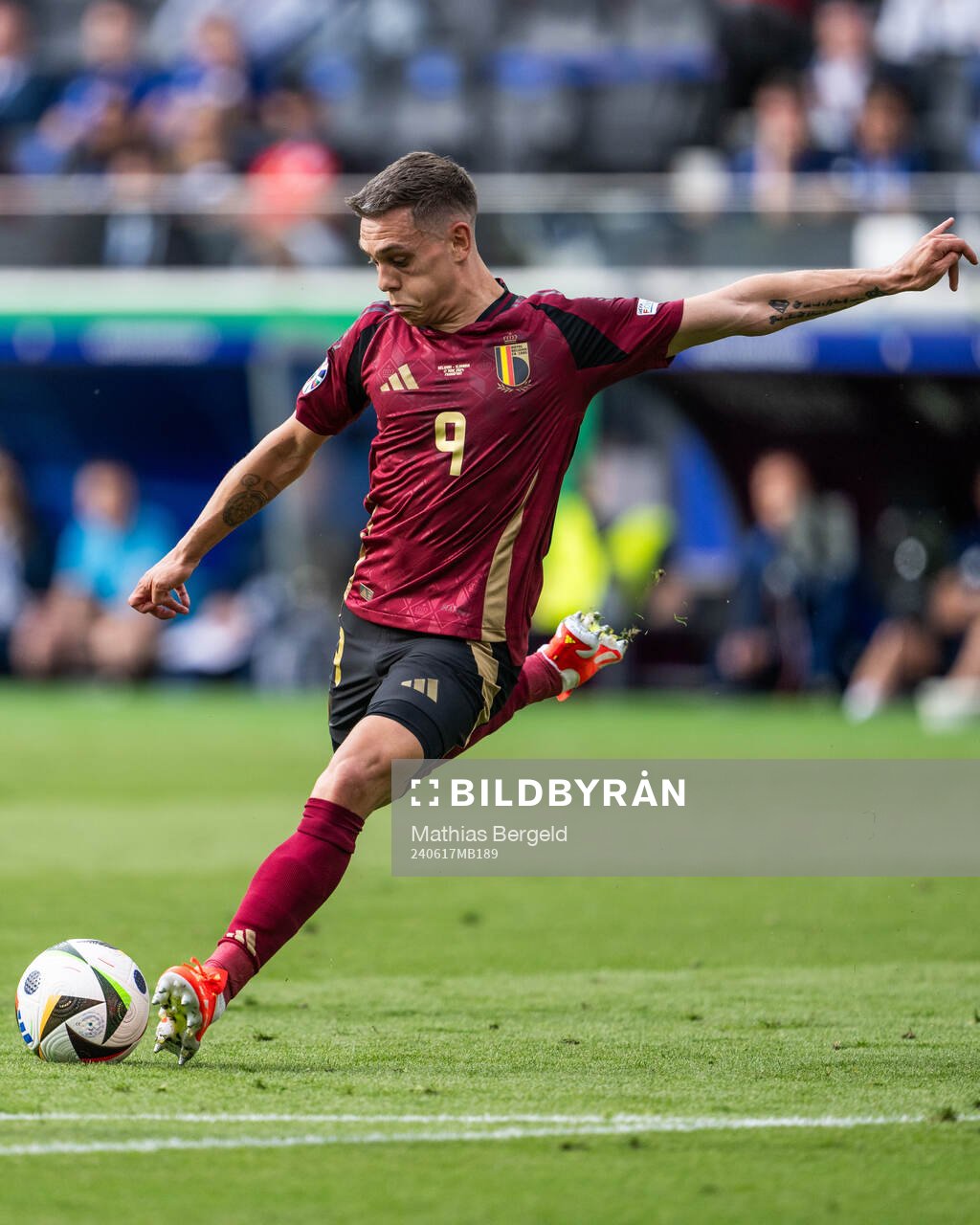 Leandro Trossard of Belgium