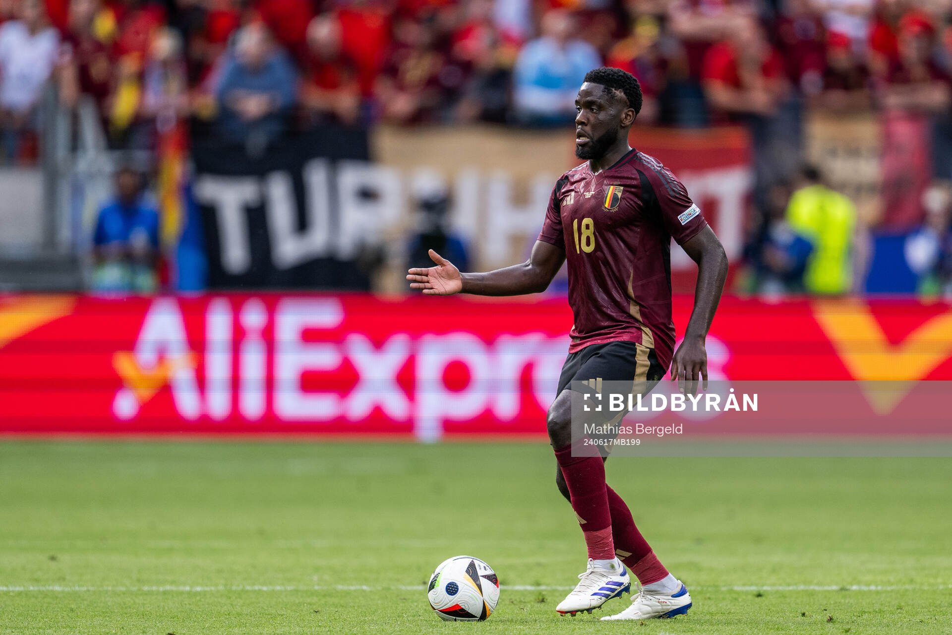 Orel Mangala of Belgium