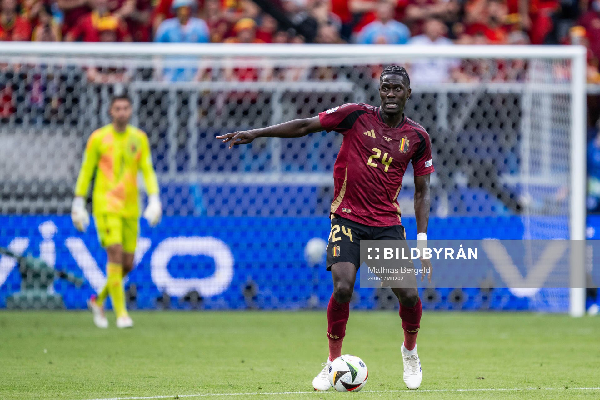 Amadou Onana of Belgium