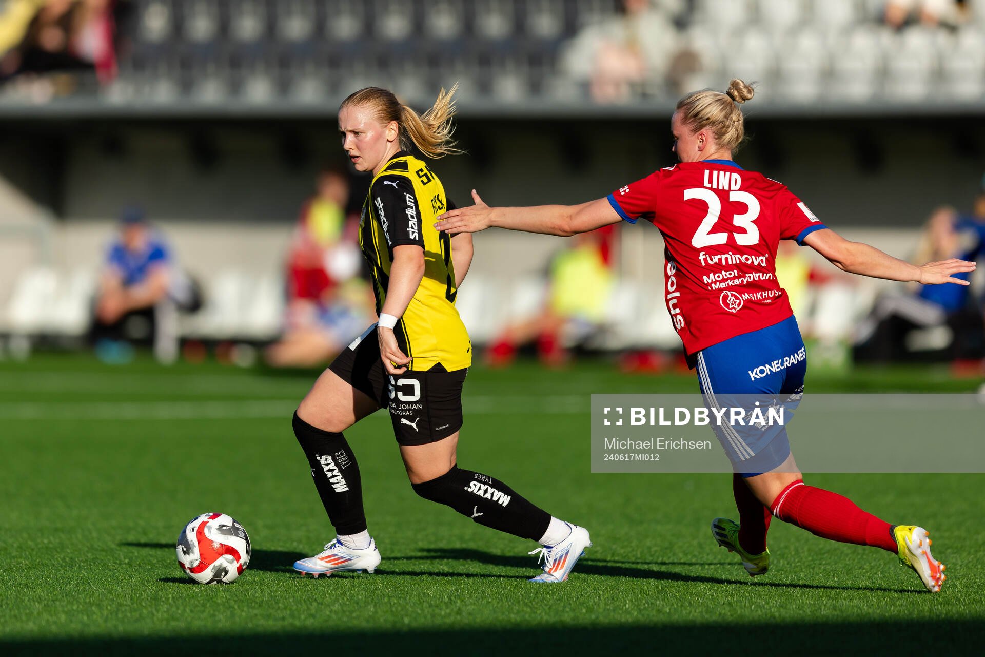 Häckens Johanna Fossdalsá Sørensen och Vittsjös Kajsa