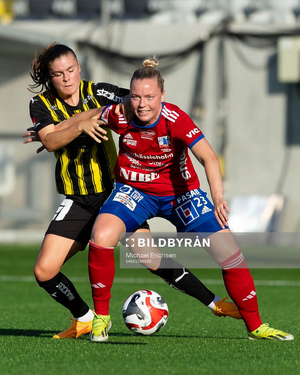 Häckens Hanna Wijk och Vittsjös Kajsa Lind