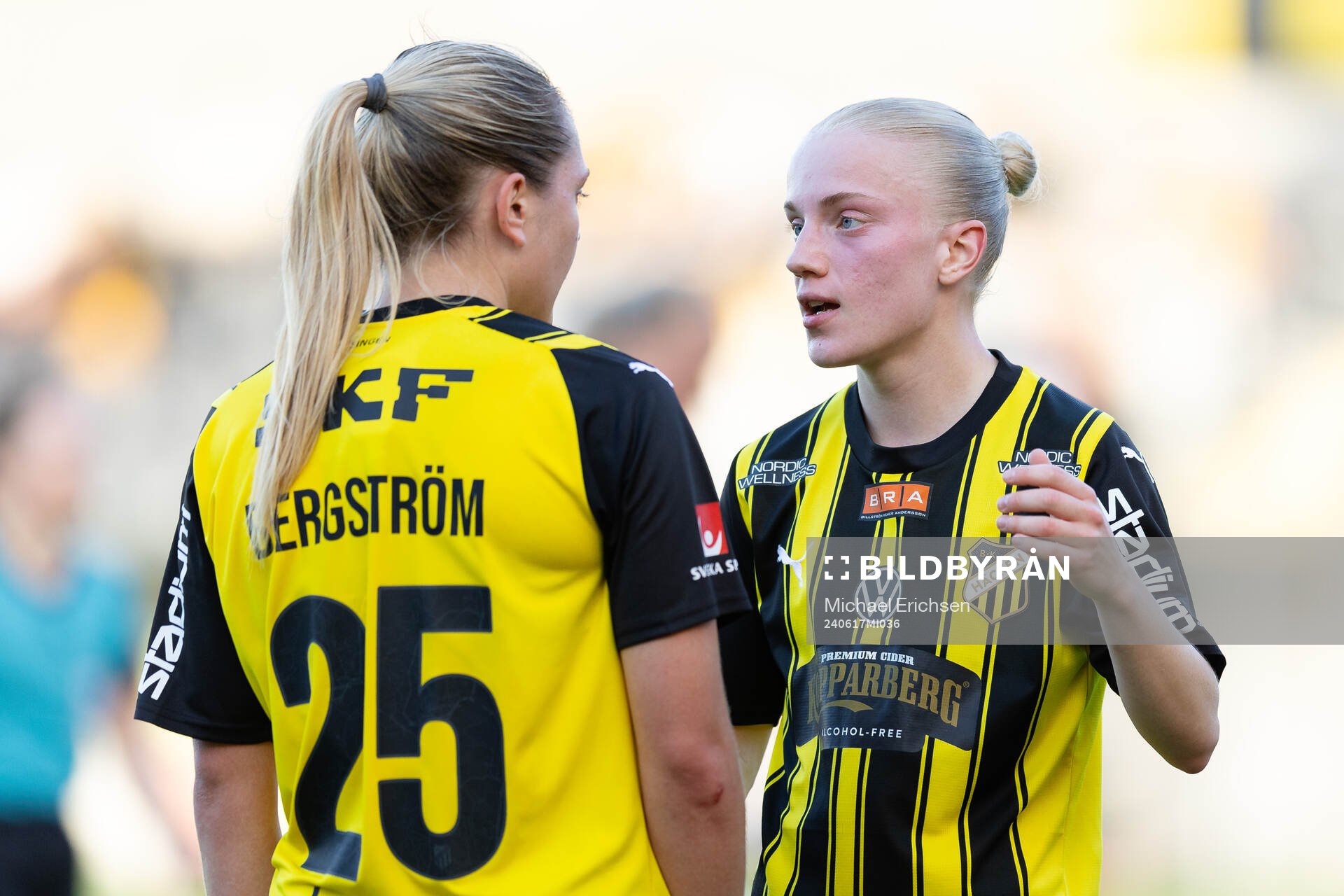 Häckens Alice Bergström och Anna Sandberg