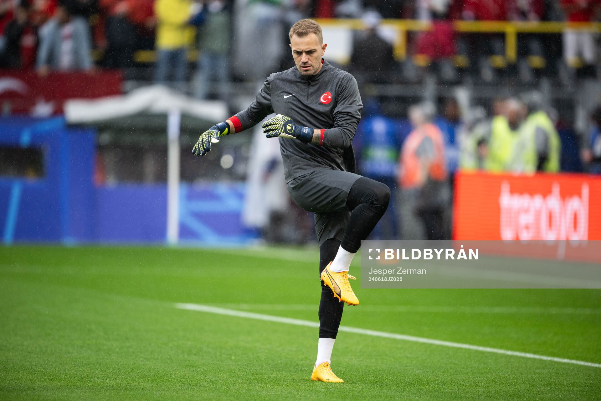 Goalkeeper Mert Gunok of Türkiye
