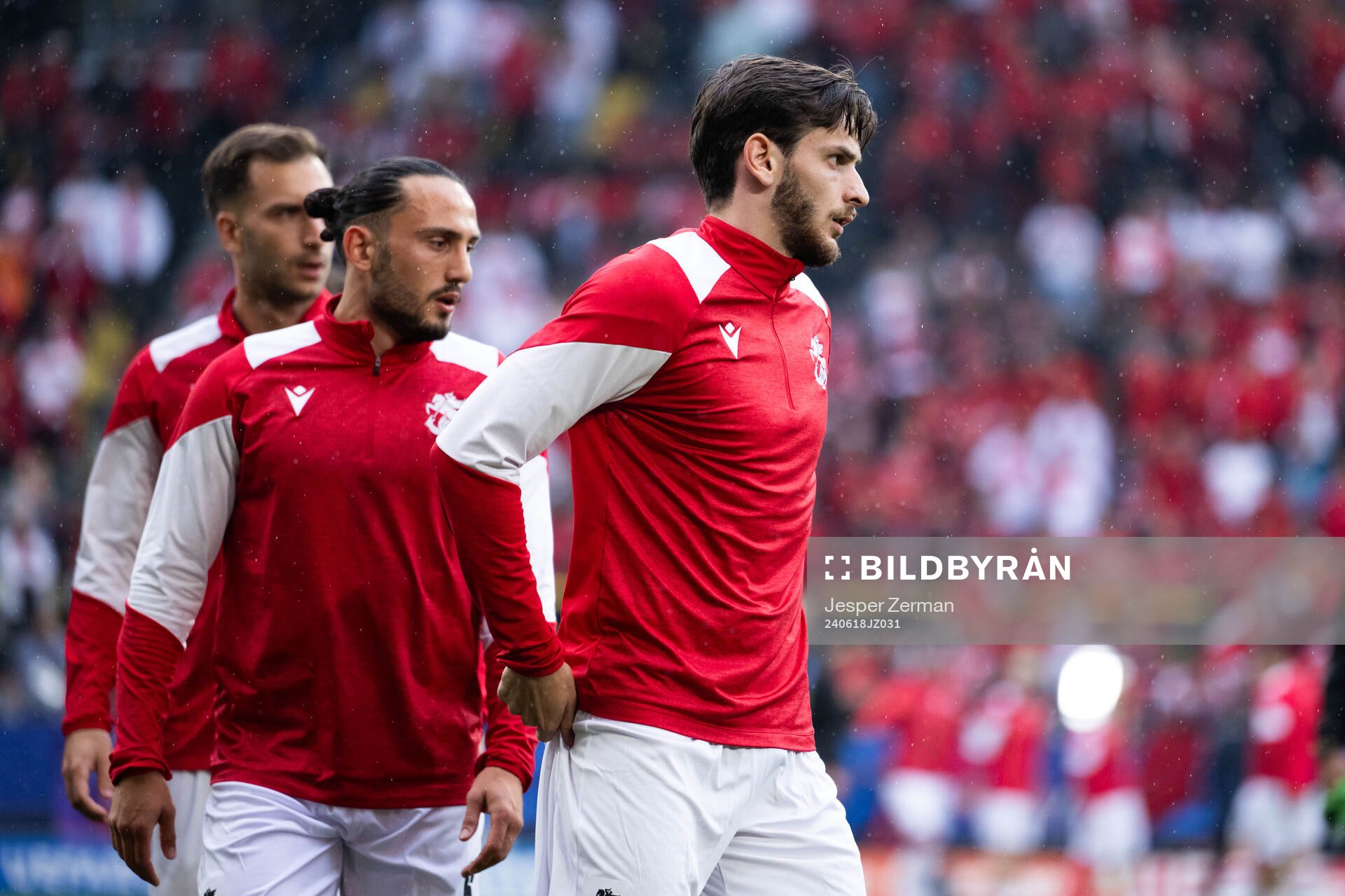 Khvicha Kvaratskhelia of Georgia ahead of the UEFA Euro 2024 Football Championship match between Türkiye and Georgia on June 18, 2024 in Dortmund.
