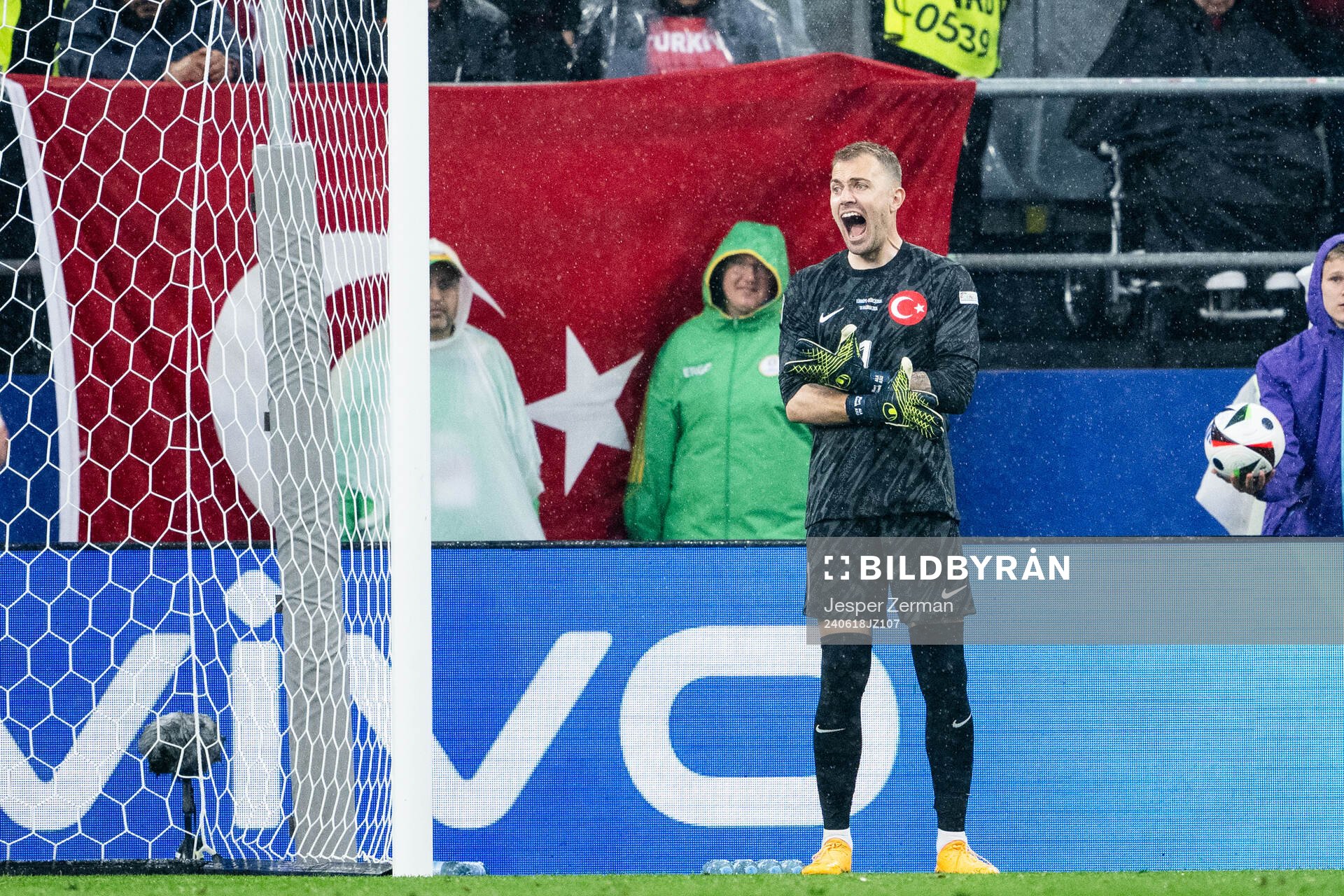 Goalkeeper Mert Gunok of Türkiye