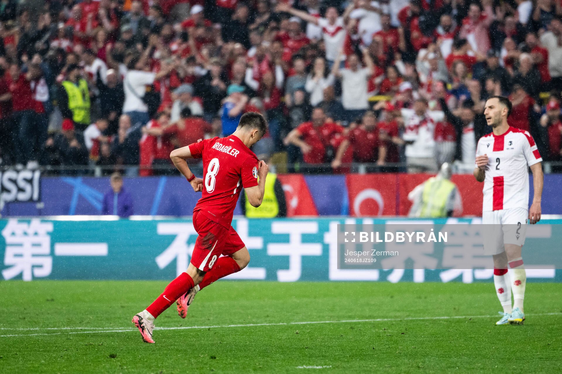 Arda Guler of Türkiye celebrates