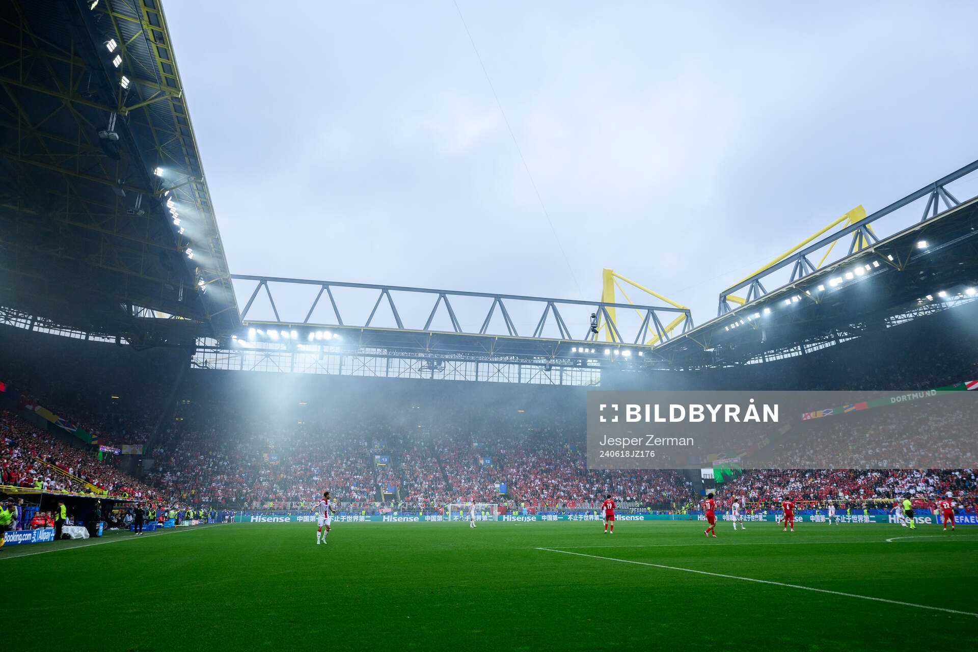Interior view of BVB Stadion Dortmund