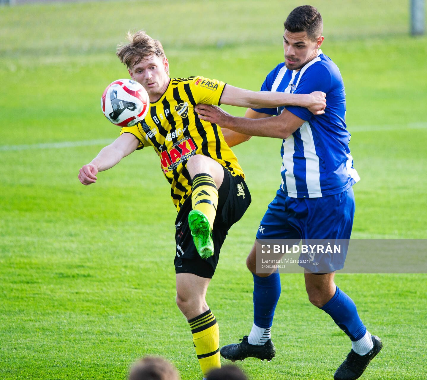 IFK Hässleholms Kasper Månsson i matchen i div 2 mellan