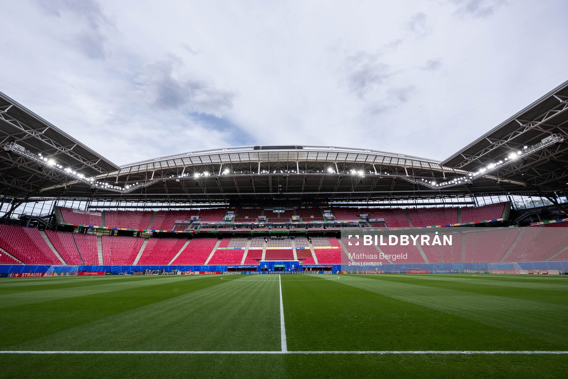 General interior view of Leipzig Stadium