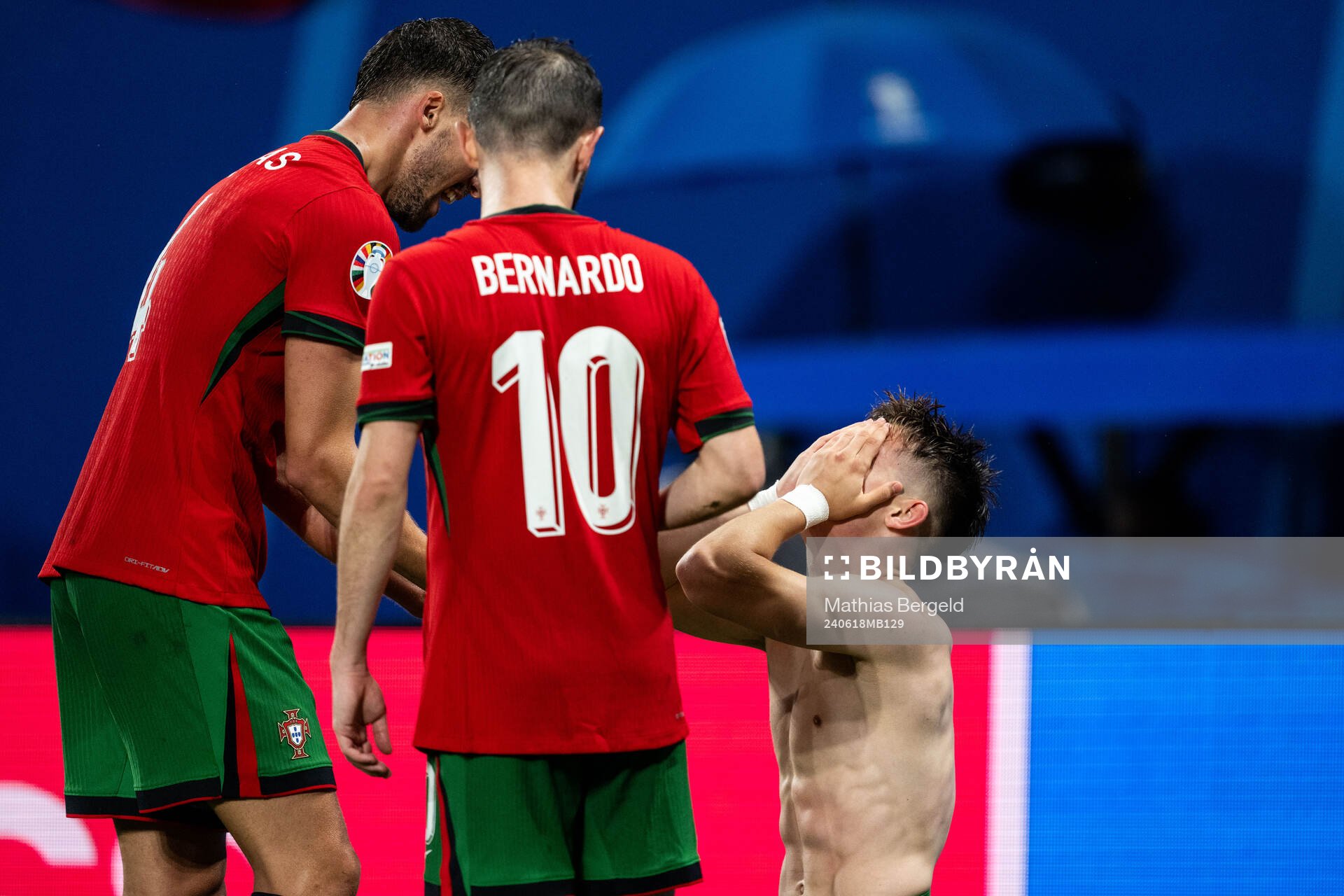 Francisco Conceicao of Portugal celebrates