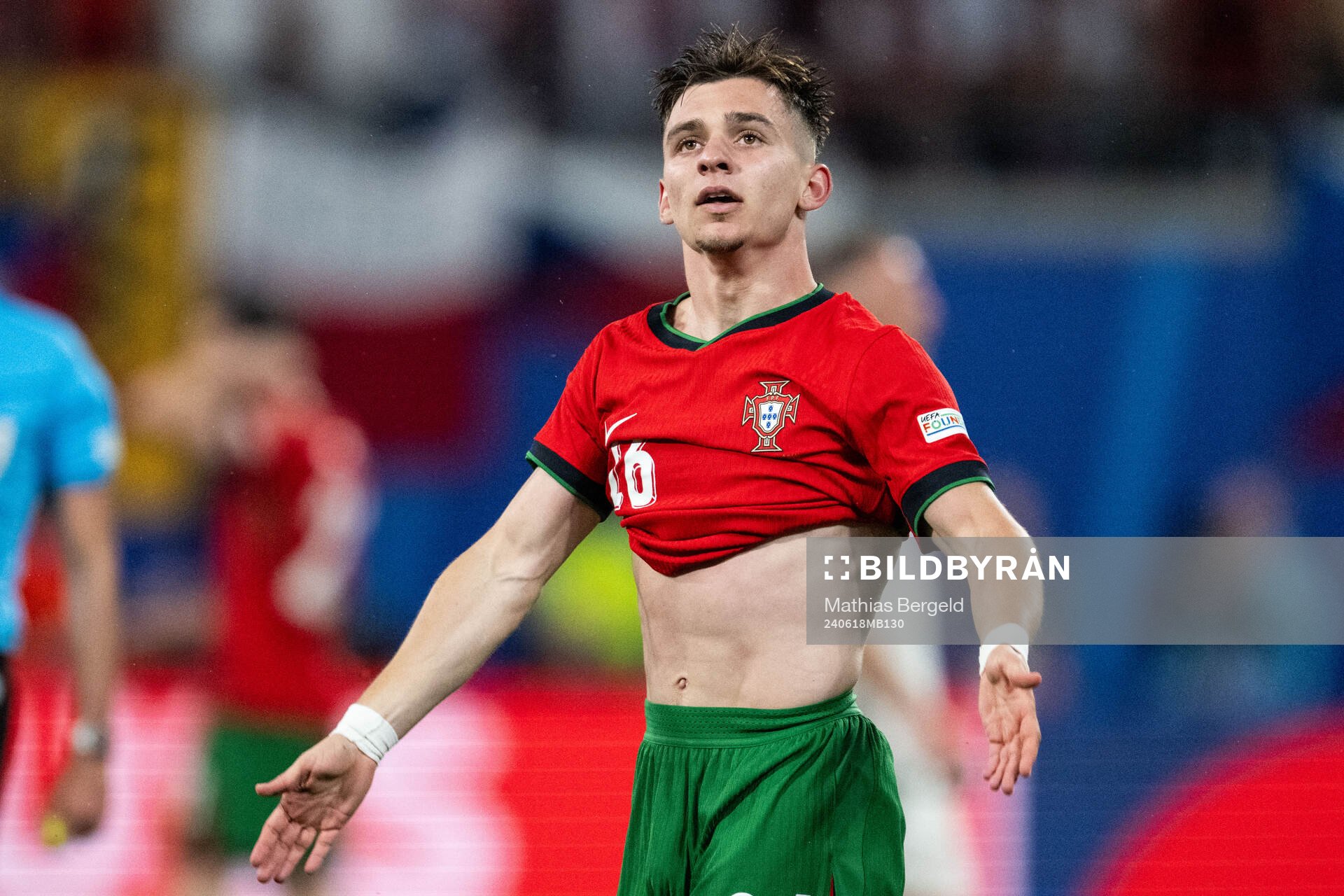 Francisco Conceicao of Portugal celebrates