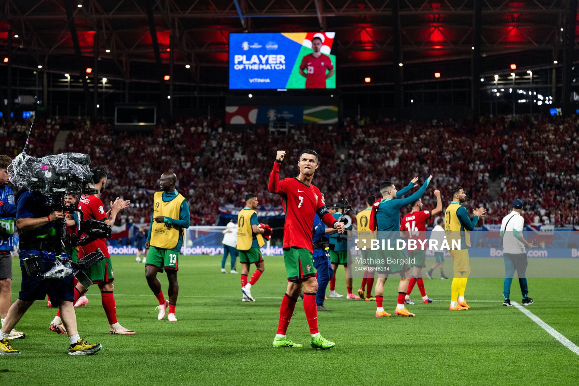 Cristiano Ronaldo of Portugal celebrates