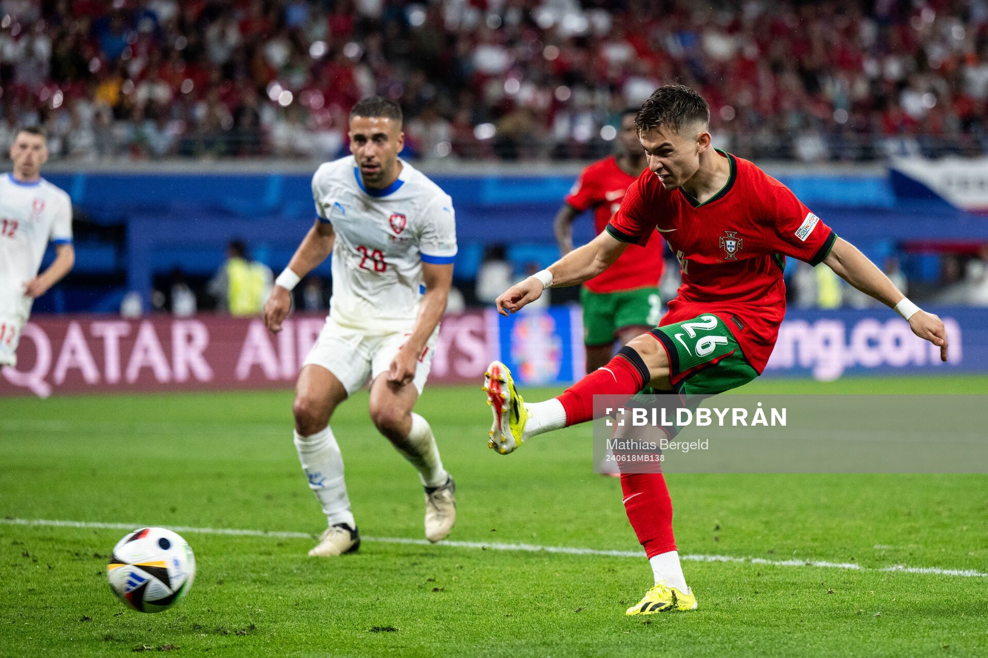 Francisco Conceicao of Portugal scores 2-1