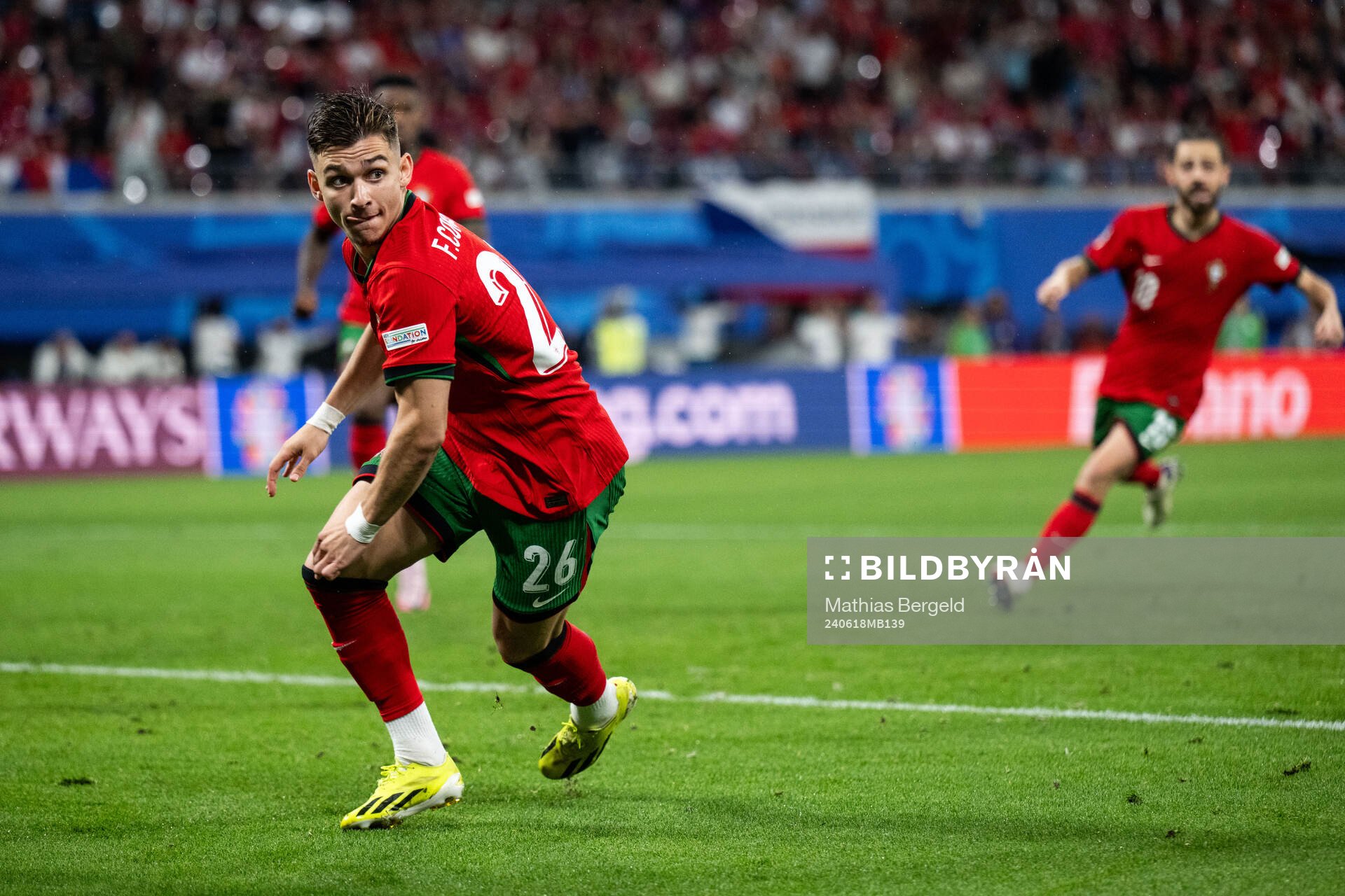 Francisco Conceicao of Portugal celebrates