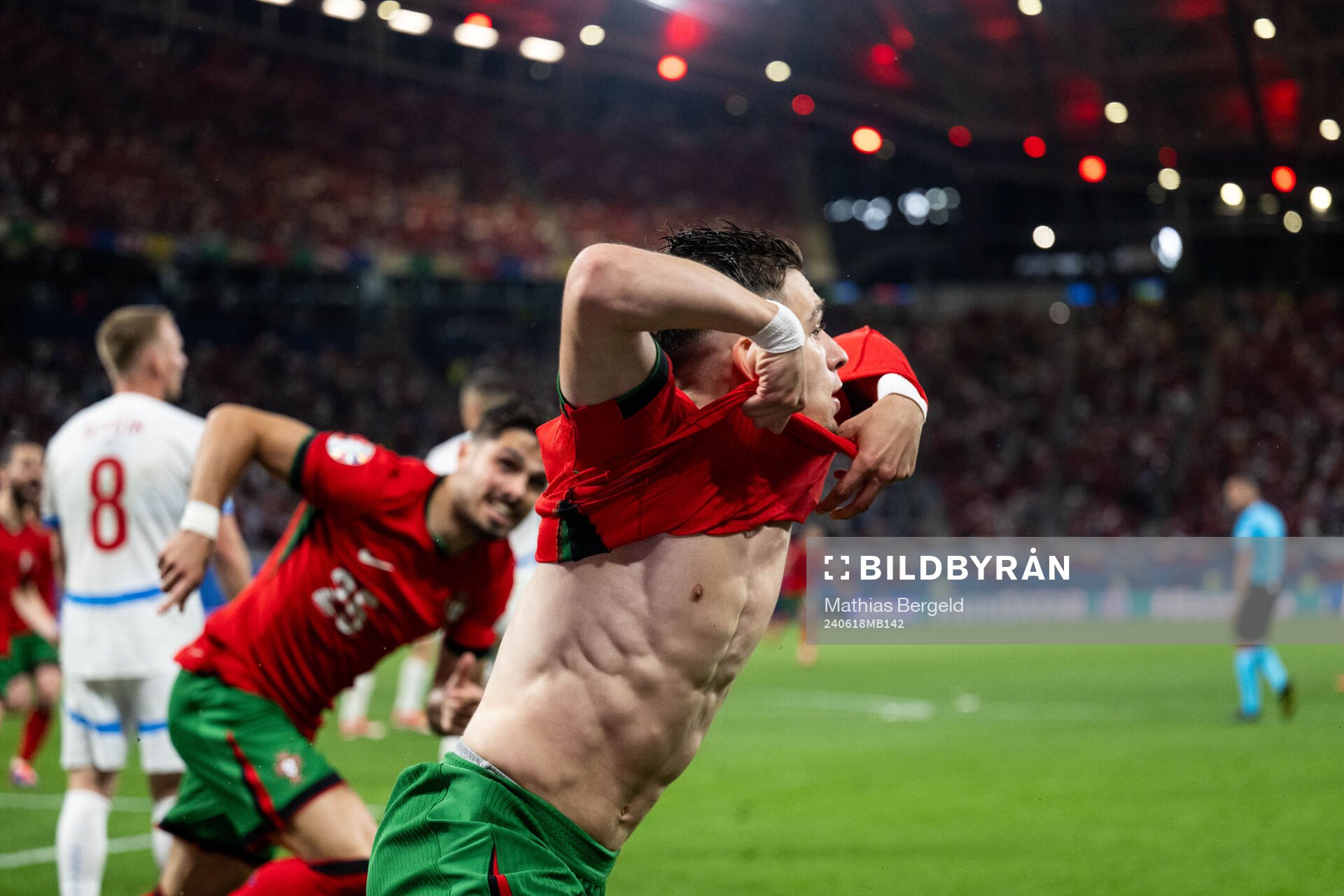 Francisco Conceicao of Portugal celebrates