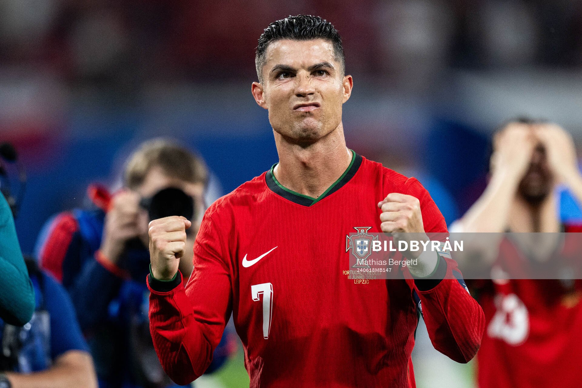 Cristiano Ronaldo of Portugal celebrates