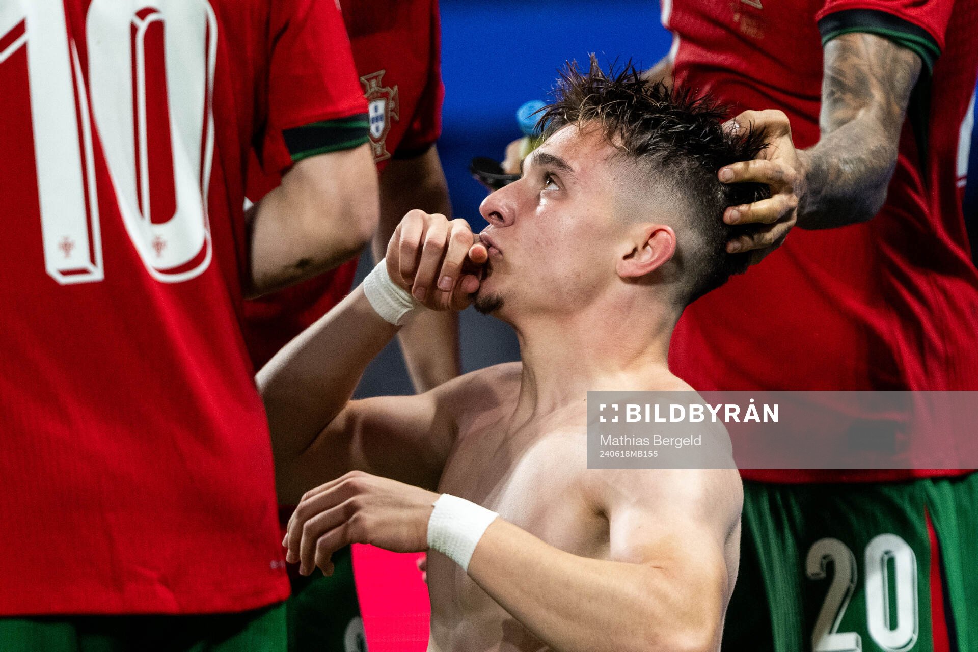 Francisco Conceicao of Portugal celebrates