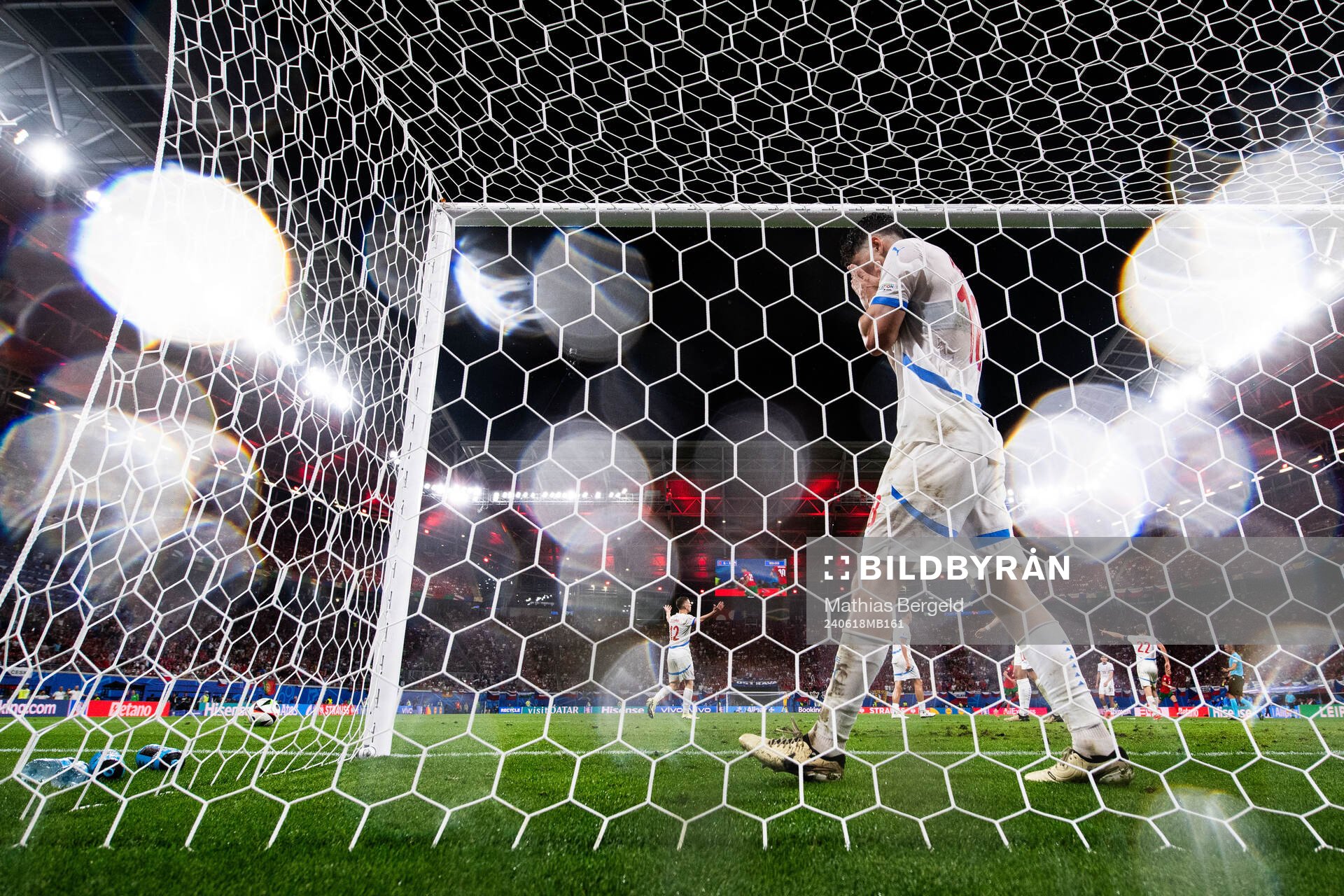 Ladislav Krejci of Czech Republic looks dejected