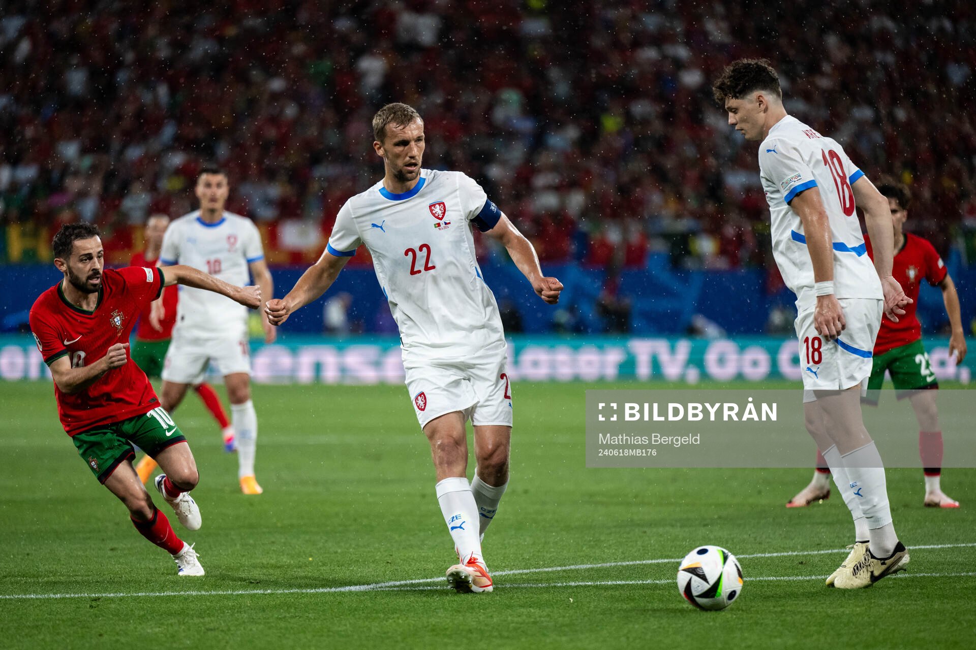 during the UEFA Euro 2024 Football Championship match
