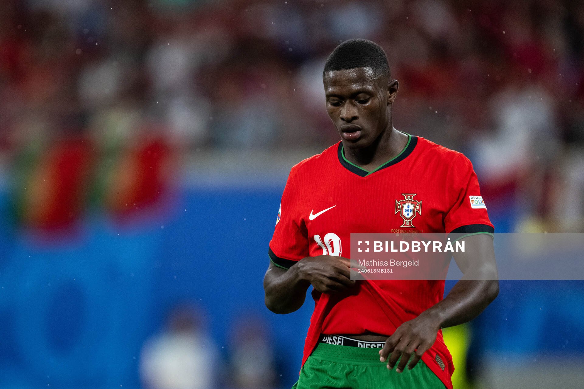 Nuno Mendes of Portugal