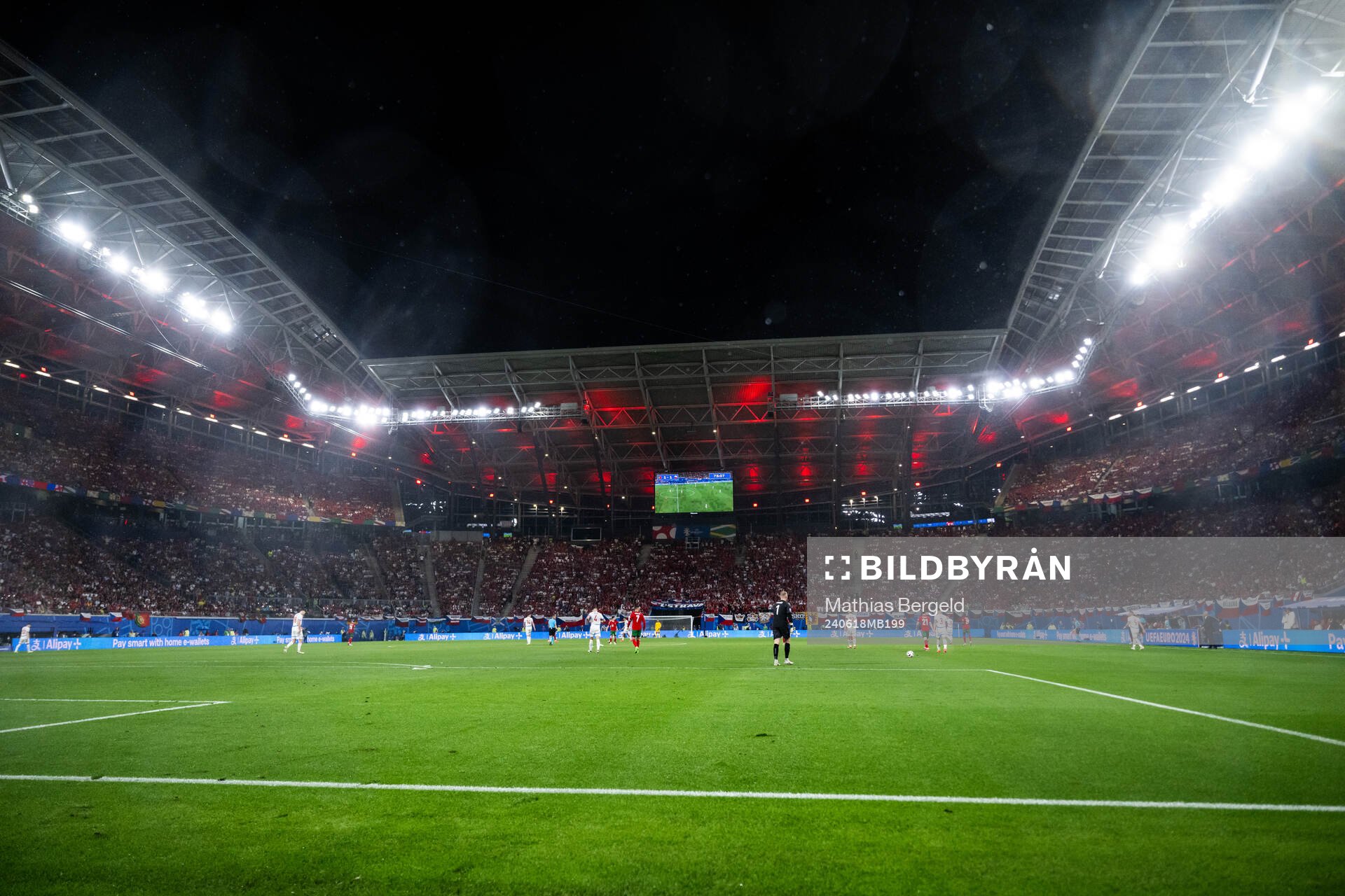 General view of Leipzig Arena