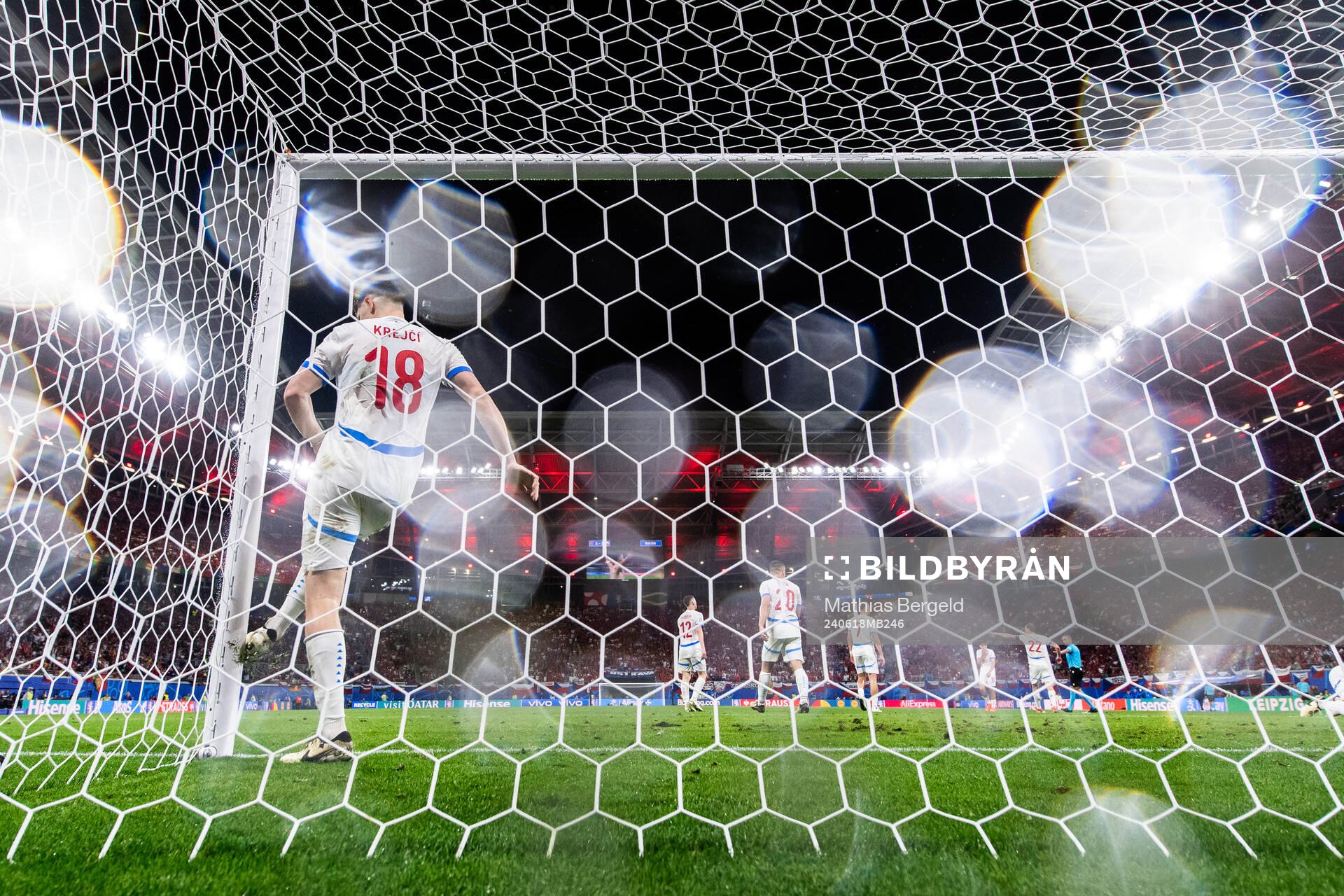 Ladislav Krejci of Czech Republic looks dejected