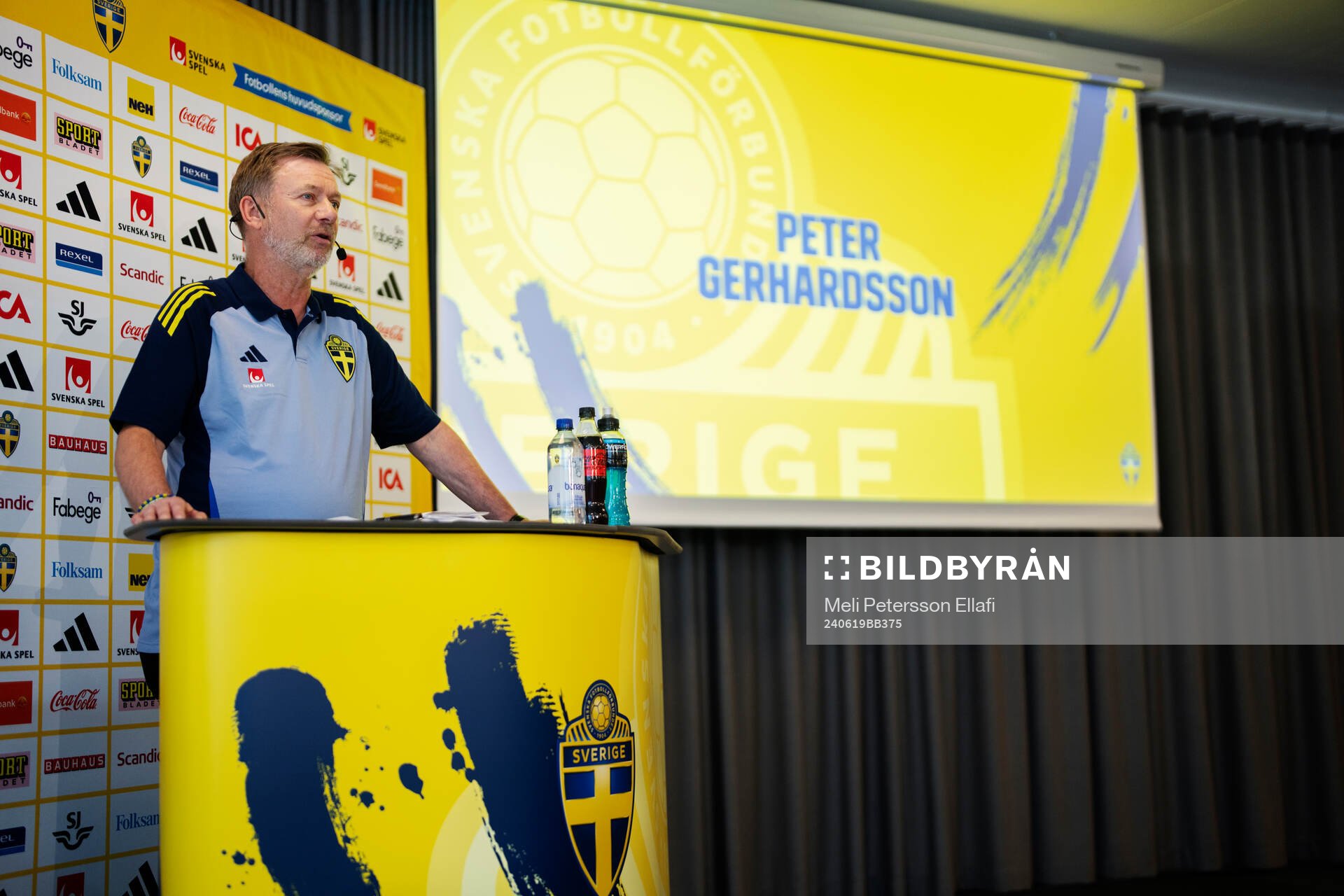 Peter Gerhardsson, head coach of the Swedish women's