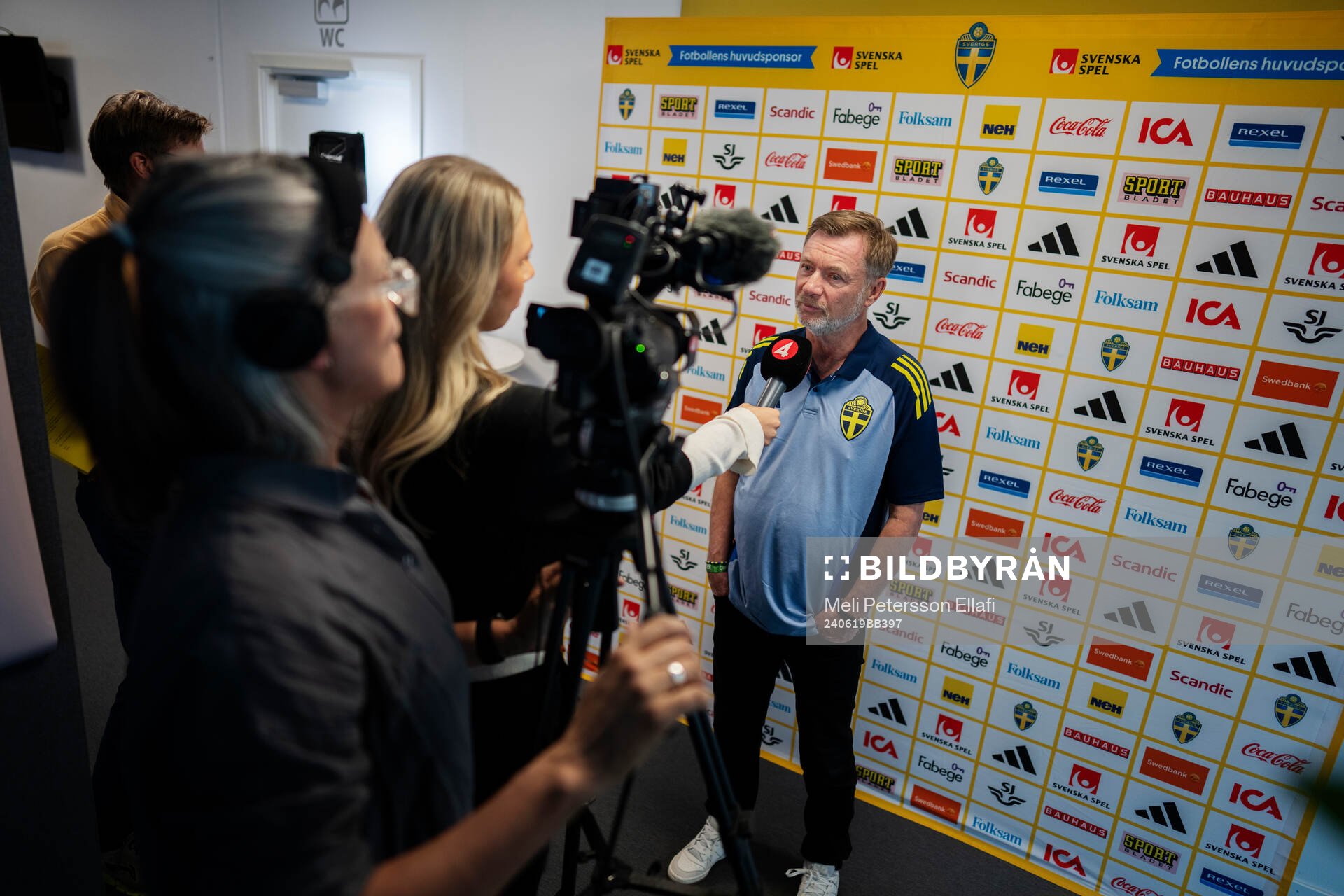 Peter Gerhardsson, head coach of the Swedish women's