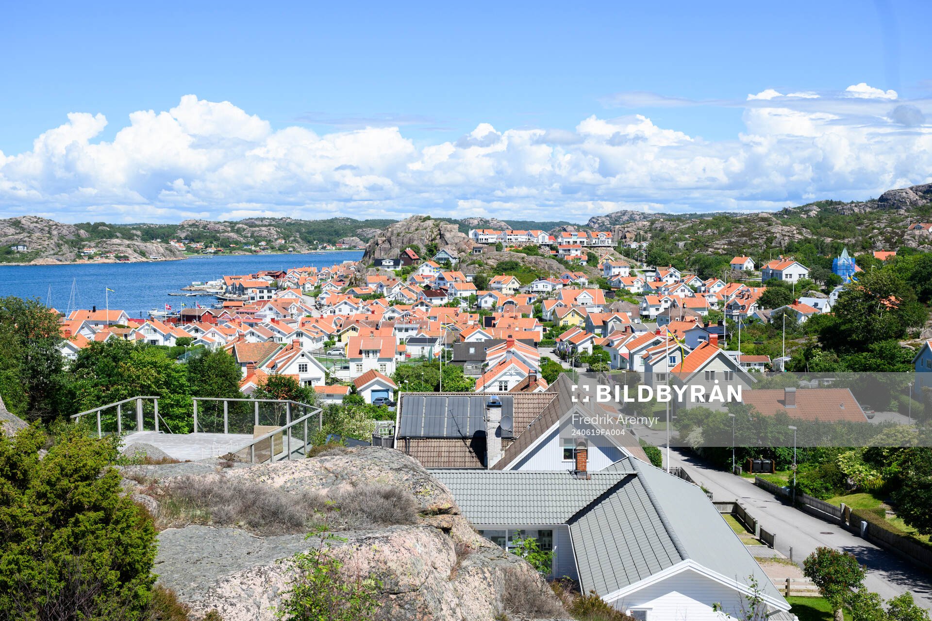 Vy över Bovallstrand