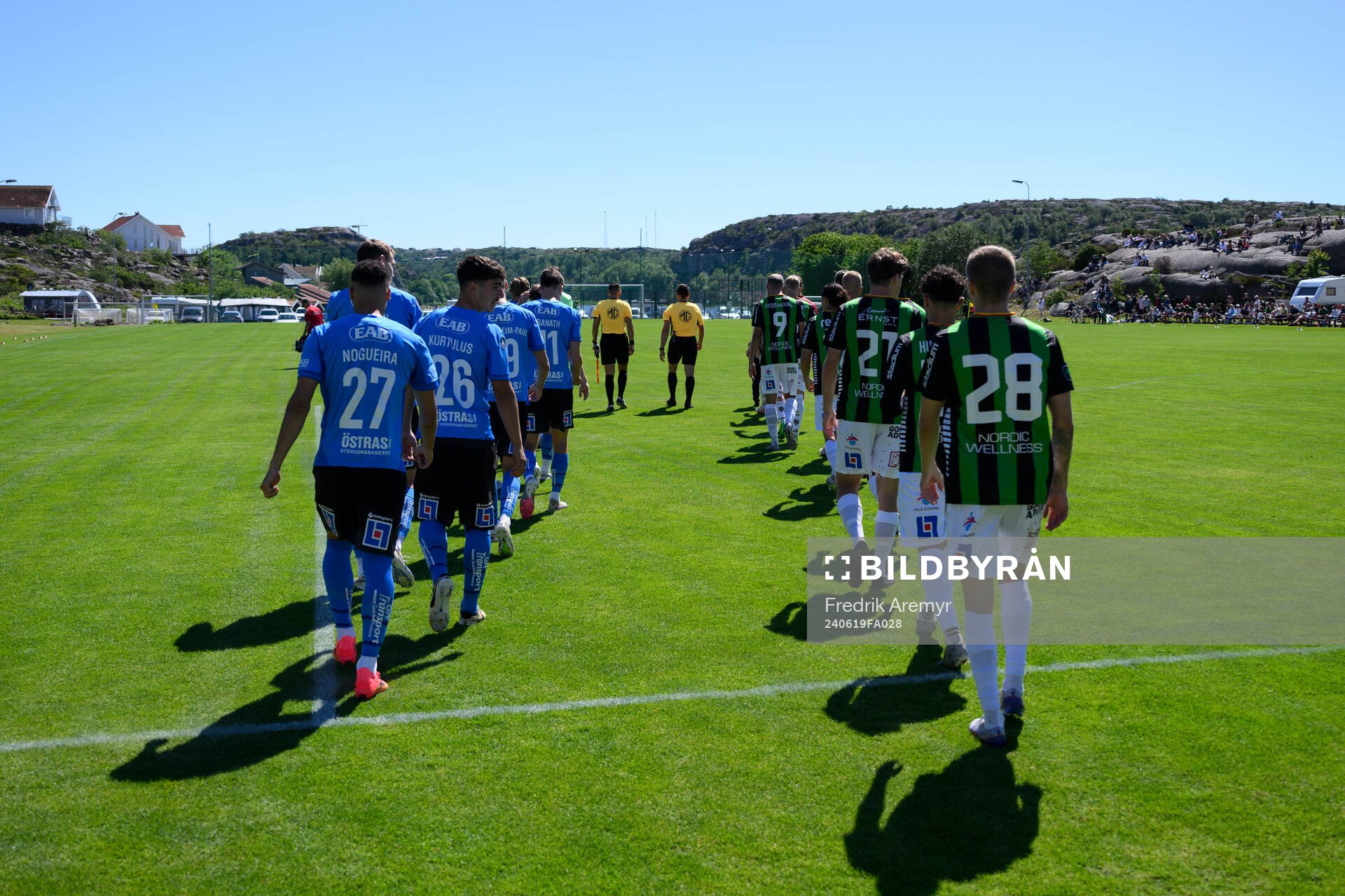 Halmstads och GAIS spelare