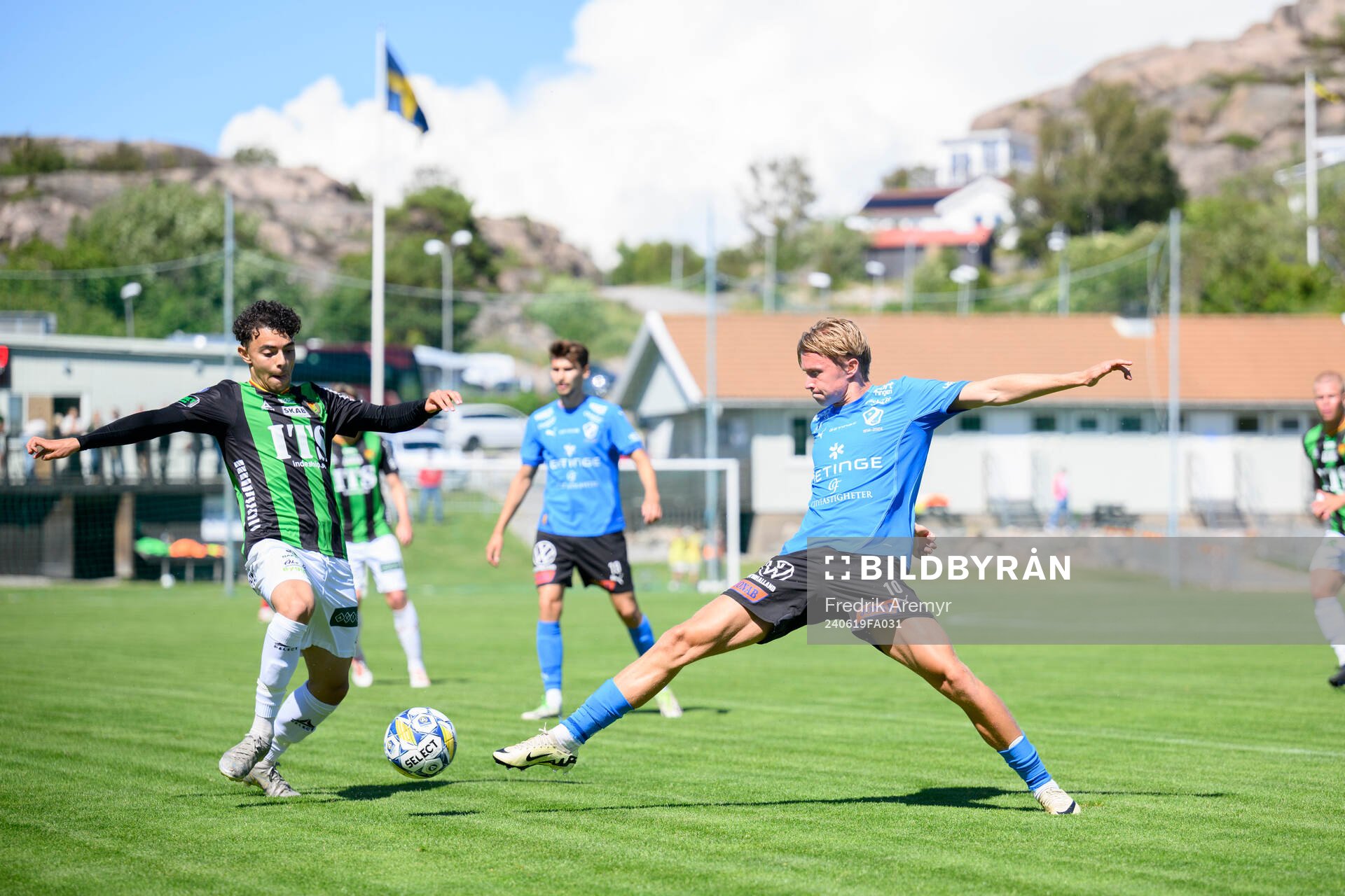 GAIS Mohamed Bawa och Halmstads Albin Ahlstrand