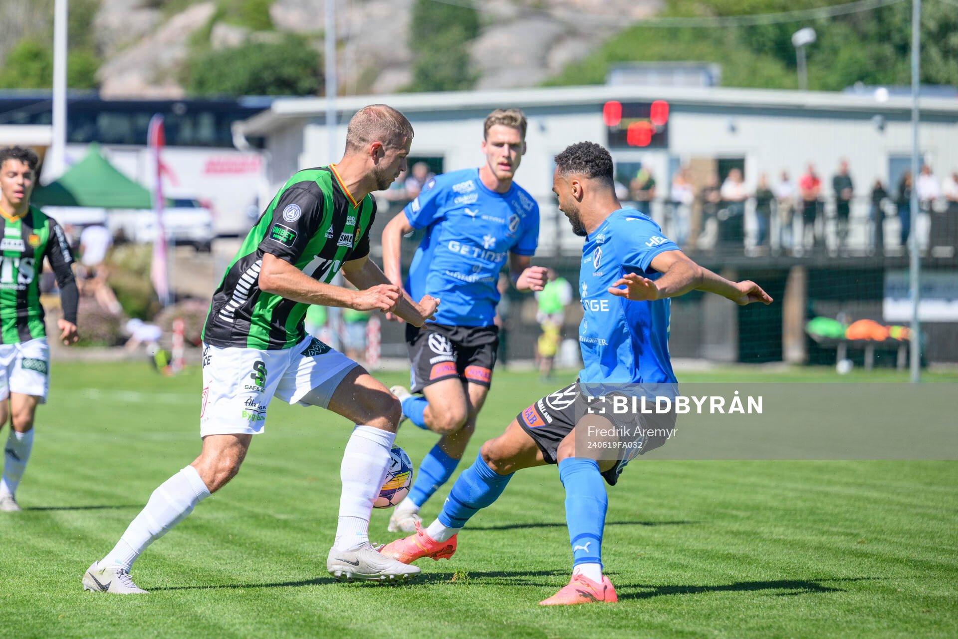 GAIS Gustav Lundgren och Halmstads Vinicius Nogueira